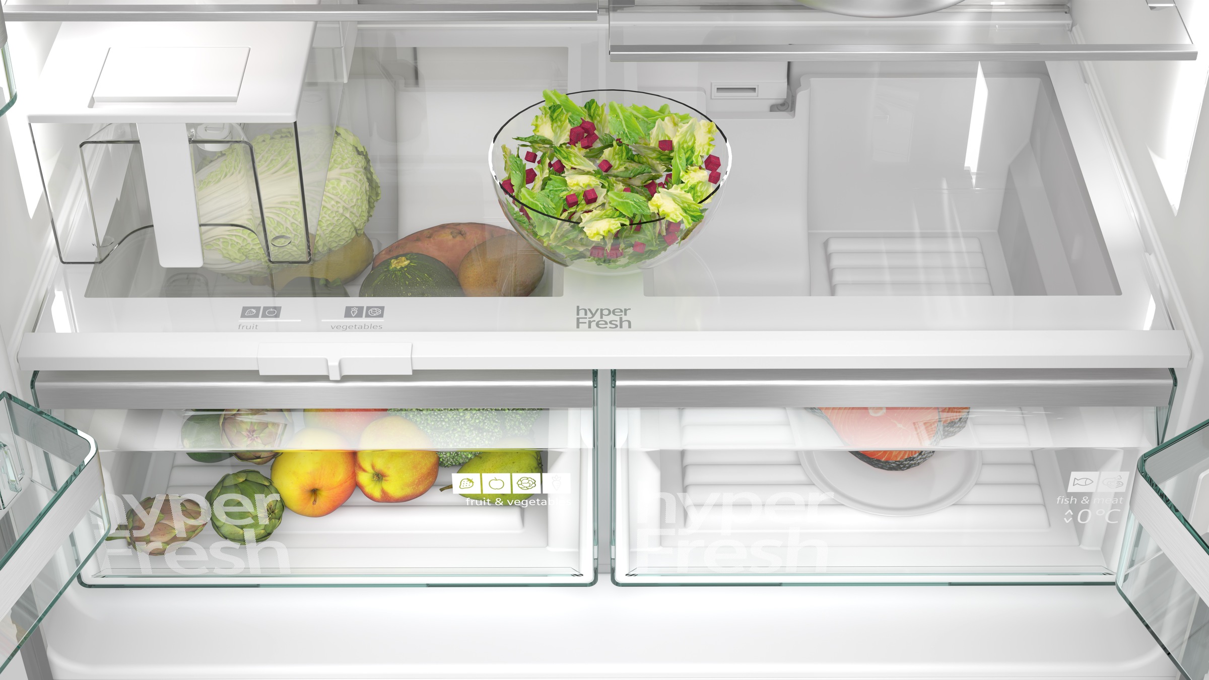 SIEMENS Multi Door iQ500 »KF96IAPEA« 183 cm hoch 90,5 cm breit