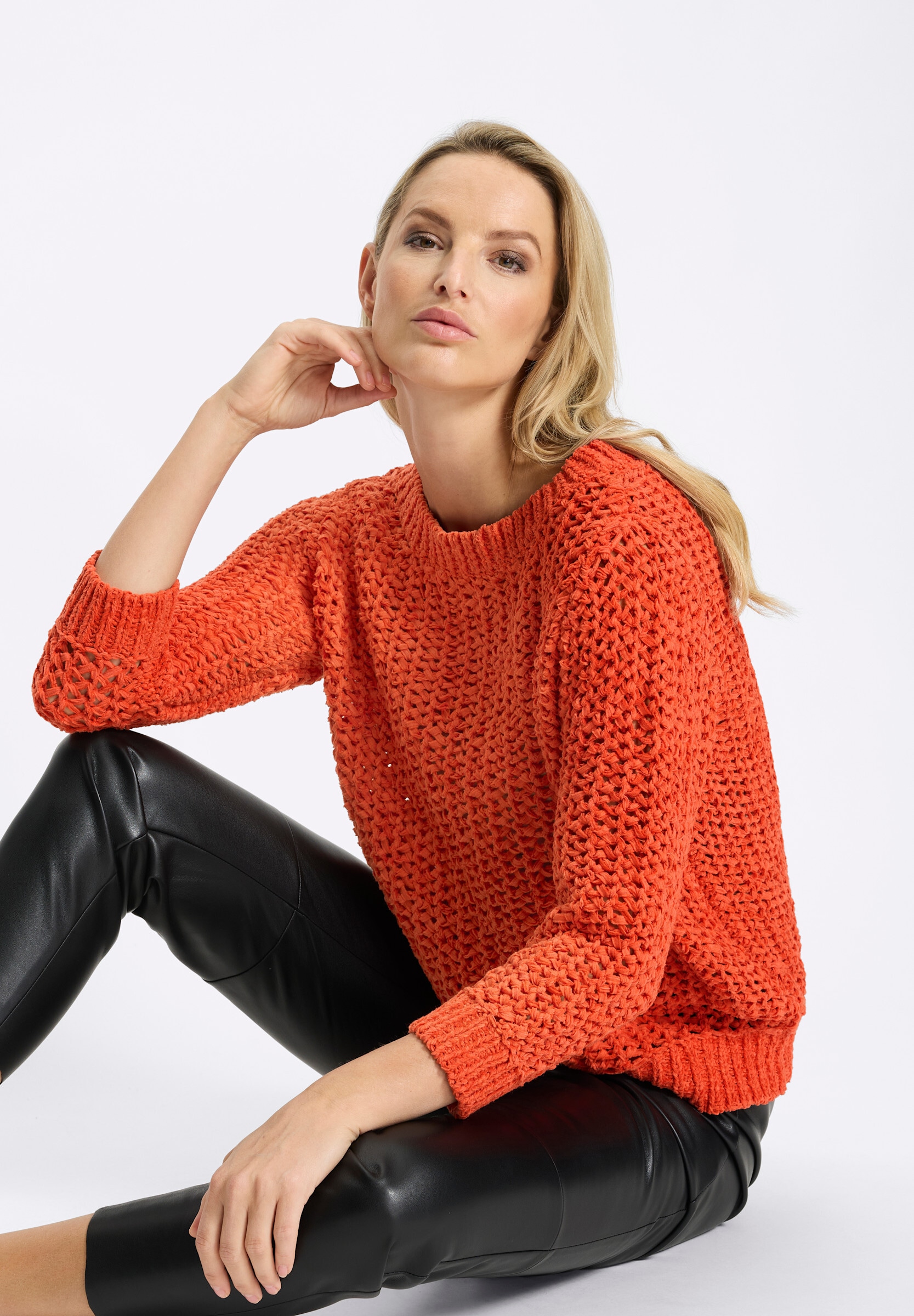heine Strickpullover »Pullover Strickpullover leicht transparent«
