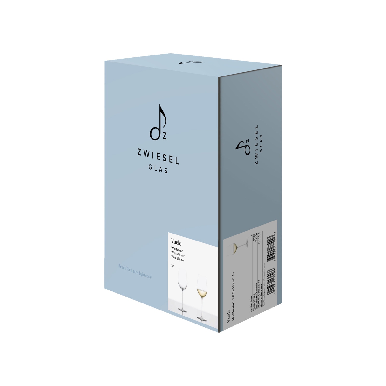 Zwiesel Glas Weißweinglas »Weißweingläser VUELO 517 ml 6er Set transparent« Spülmaschinengeeignet