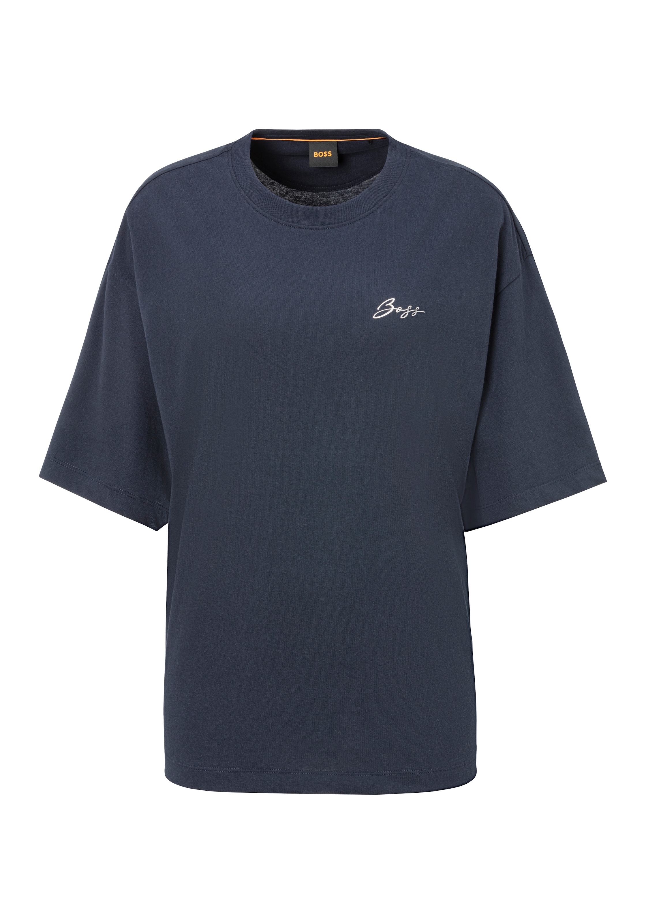 BOSS ORANGE T-Shirt »Eboyfriend Premium Damenmode«, mit Graphic Details