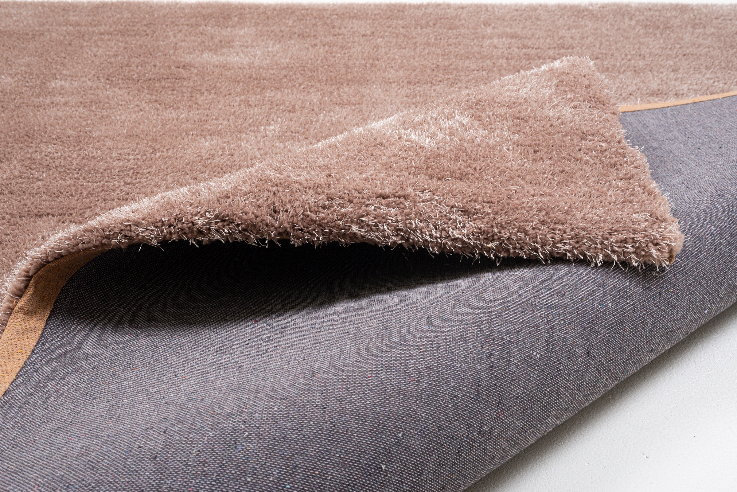 TOM TAILOR HOME Hochflor-Teppich »Soft«, rechteckig, 35 mm Höhe, handgetuftet, Uni-Farben, super weich und flauschig