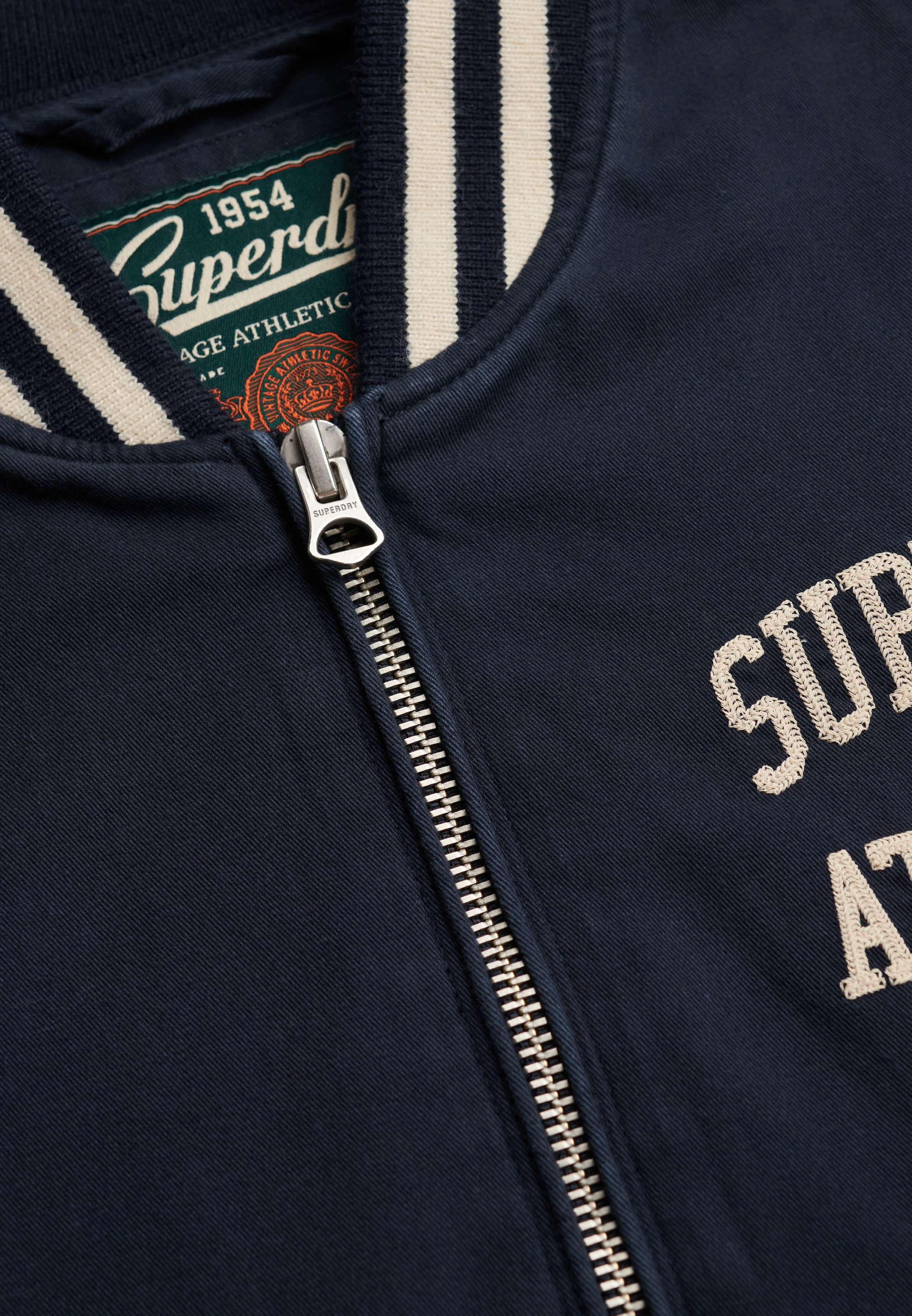 Superdry Parka »TWILL VARSITY BOMBER JKT« ohne Kapuze