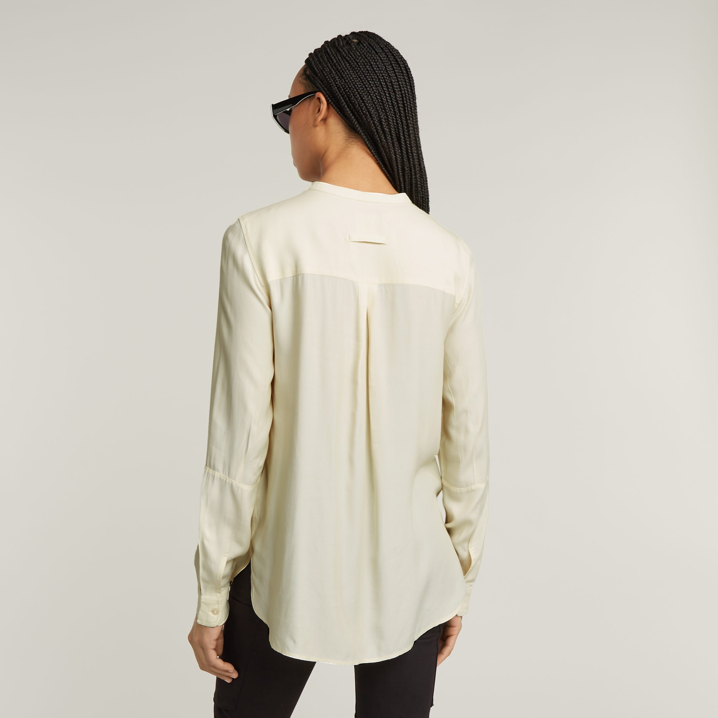 G-STAR Langarmbluse »Half Placket Top ls wmn«, mit verdeckter Knopfleiste