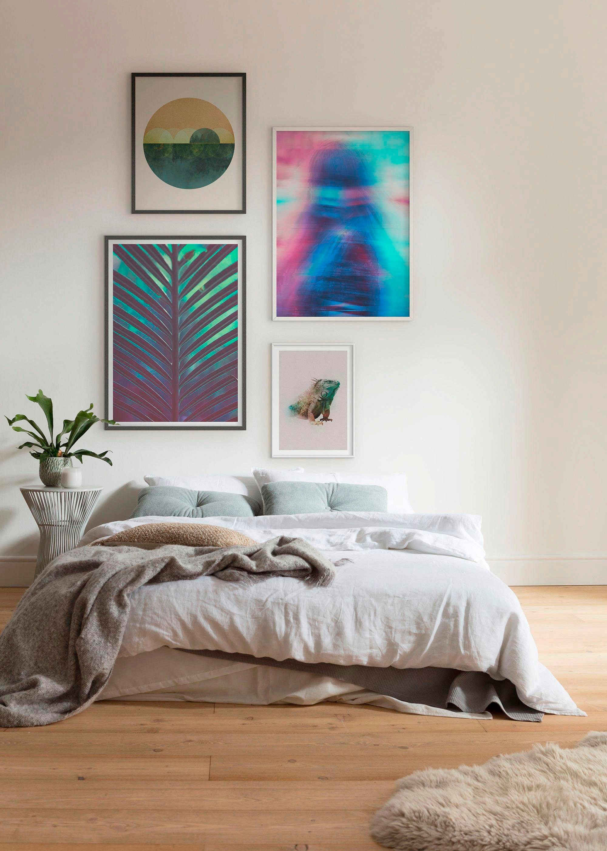 Komar Bild »Animals Paradise Iguana« Tiere 1 Stk. tlg. Wandbild zur Dekoration - ohne Rahmen