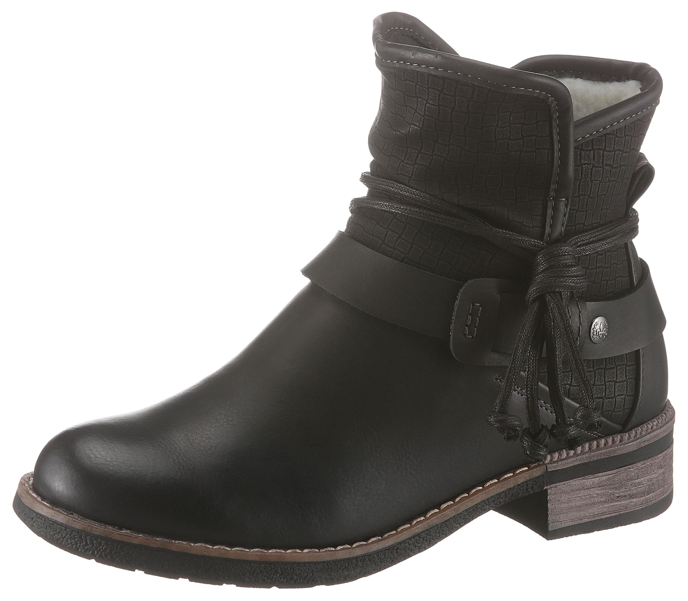 Rieker Winterboots, mit Zierbänder