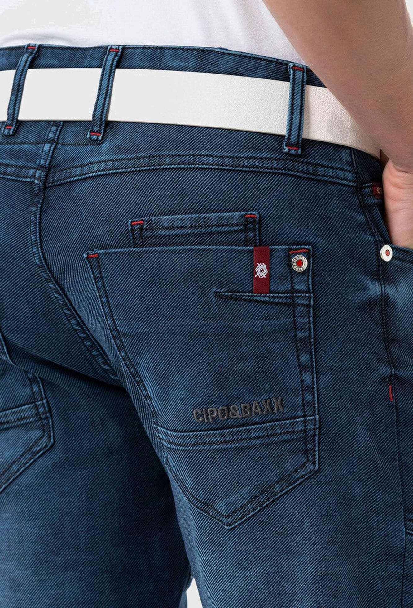 Cipo & Baxx Slim-fit-Jeans »Cipo & Baxx Jeans« im washed Look