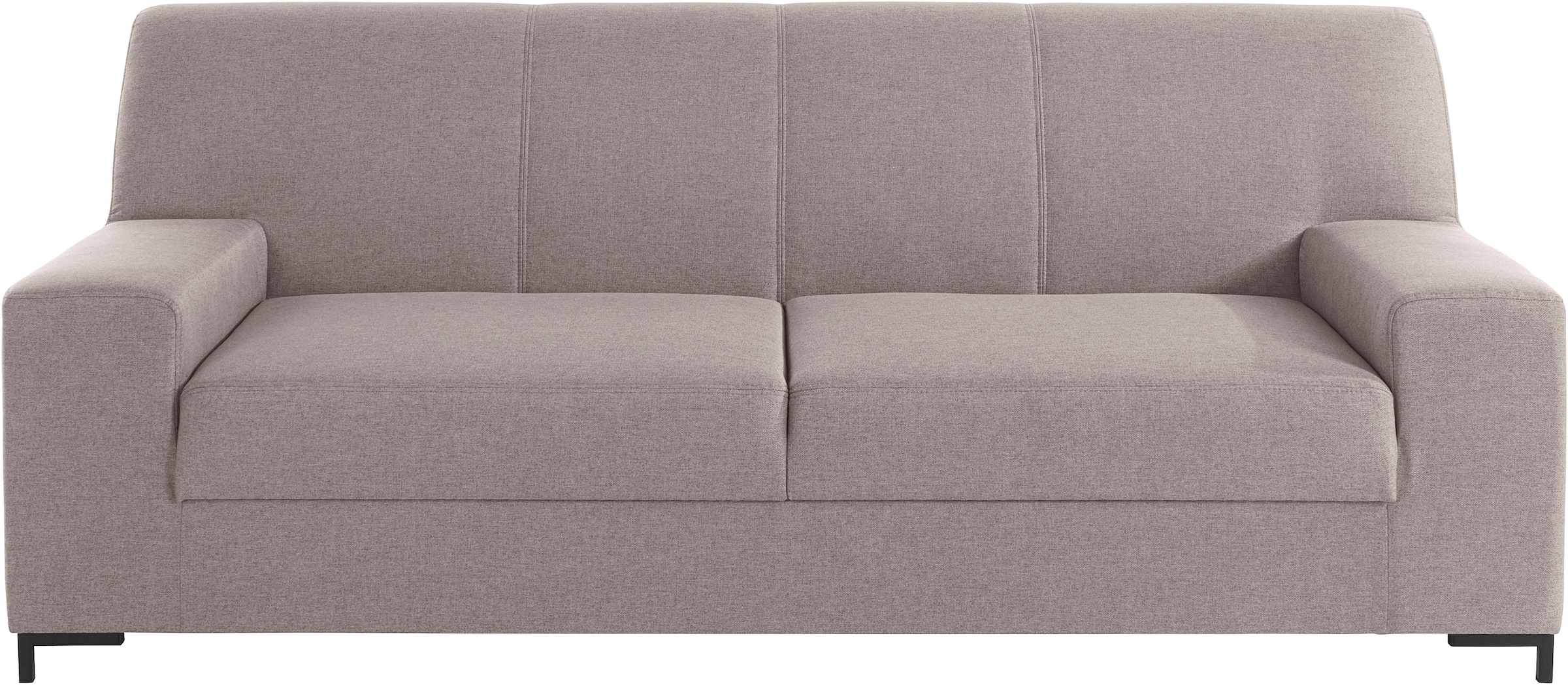 DOMO collection 2-Sitzer »Ledas kubisch und komfortabel, flache Armlehnen, eleganter Fuß,« in vielen Farben erhältlich