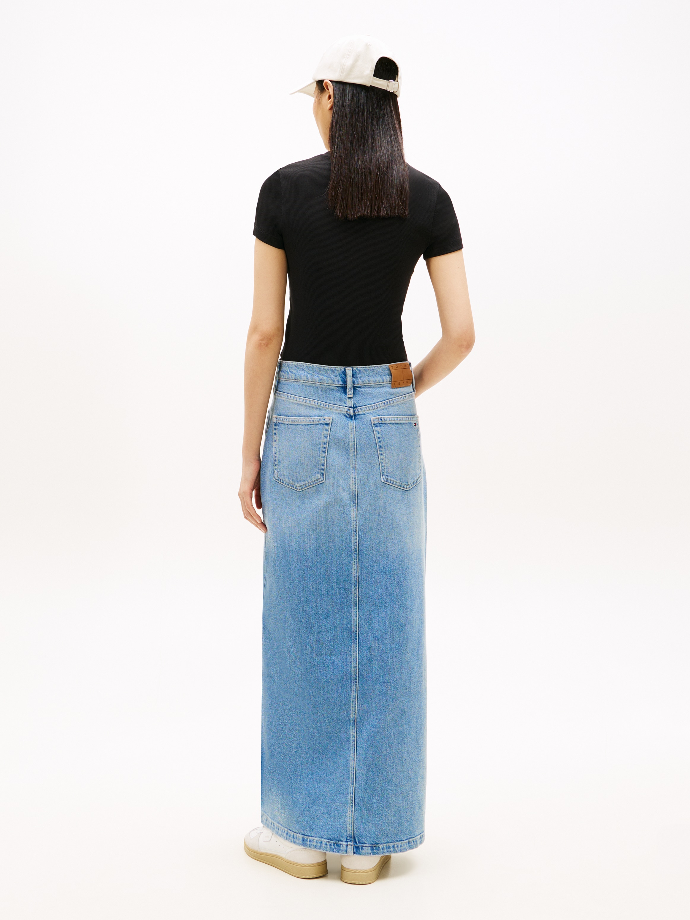 Tommy Jeans Jeansrock »CLAIRE MAXI SKIRT BJ8131« mit hohem Bund und Seitenschlitz