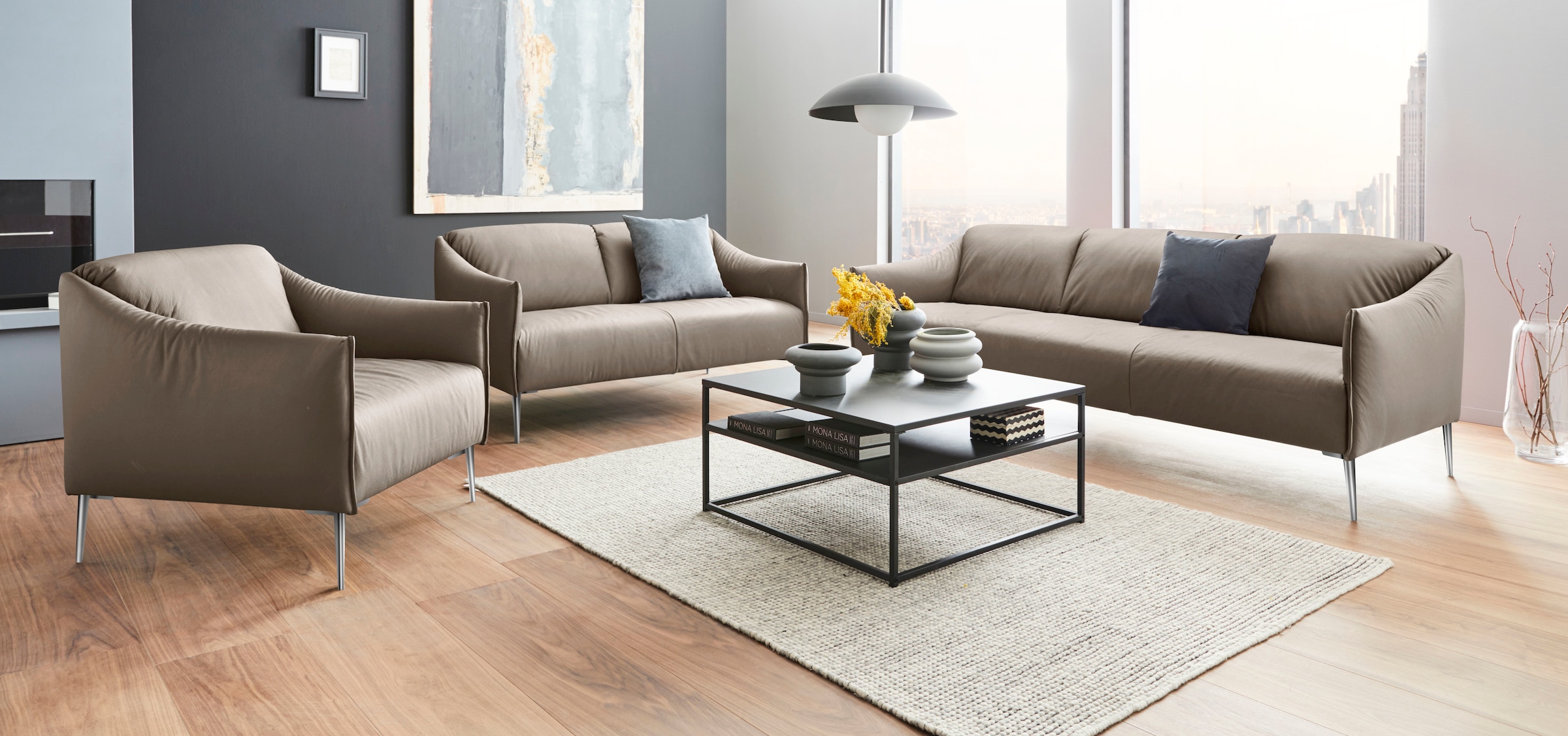 W.SCHILLIG Cocktailsessel »sally« mit Metallfüßen in Chrom glänzend