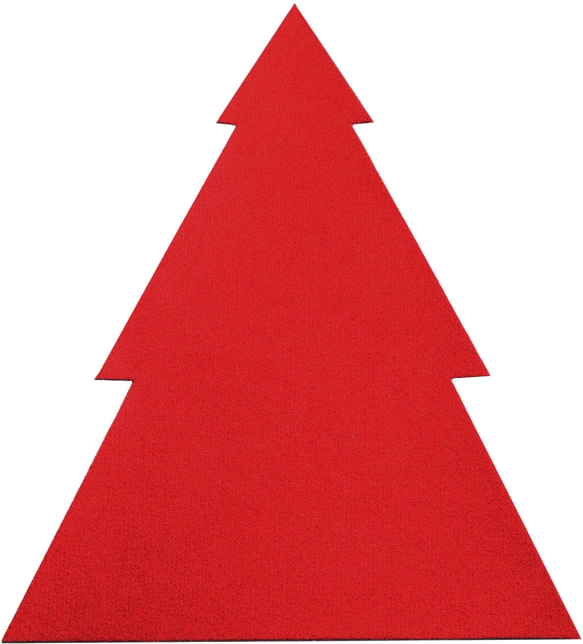 Platzset »Tannenbaum, Weihnachtsdeko rot«, (Set, 2 St.), auch ideal als Tischdeko oder...