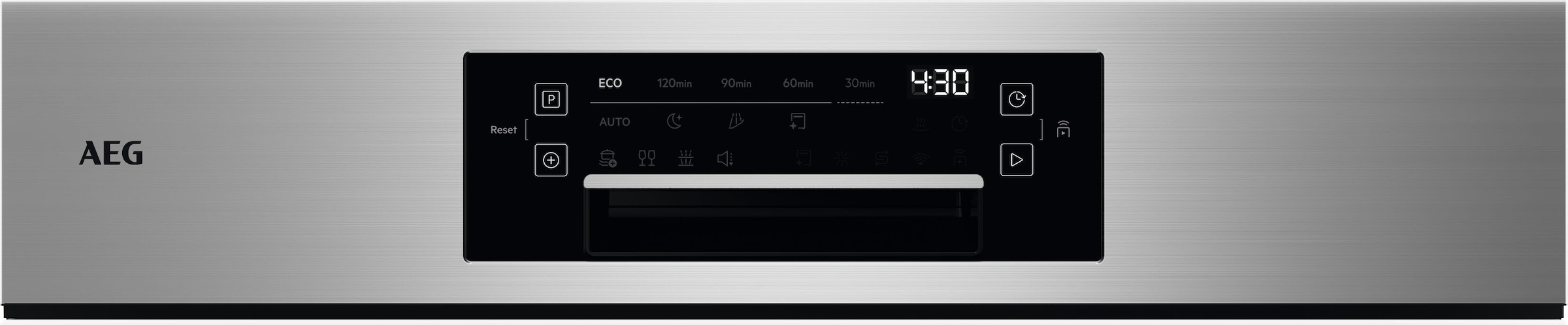 AEG teilintegrierbarer Geschirrspüler 9000 »GT9200X2SCM« Leise Spülmaschine 38 dB kraftvoll gegen Eingebranntes EEK A-10 %