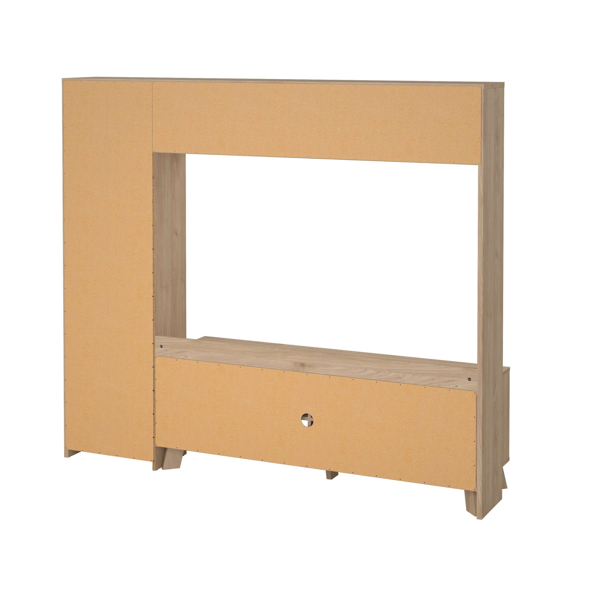 INOSIGN Wohnwand »Next, TV-Wand, TV-Möbel, Wohnwand, Sideboard«, mit Schiebetür und 2 Schubladen, Breite 209 cm, Höhe 182 cm