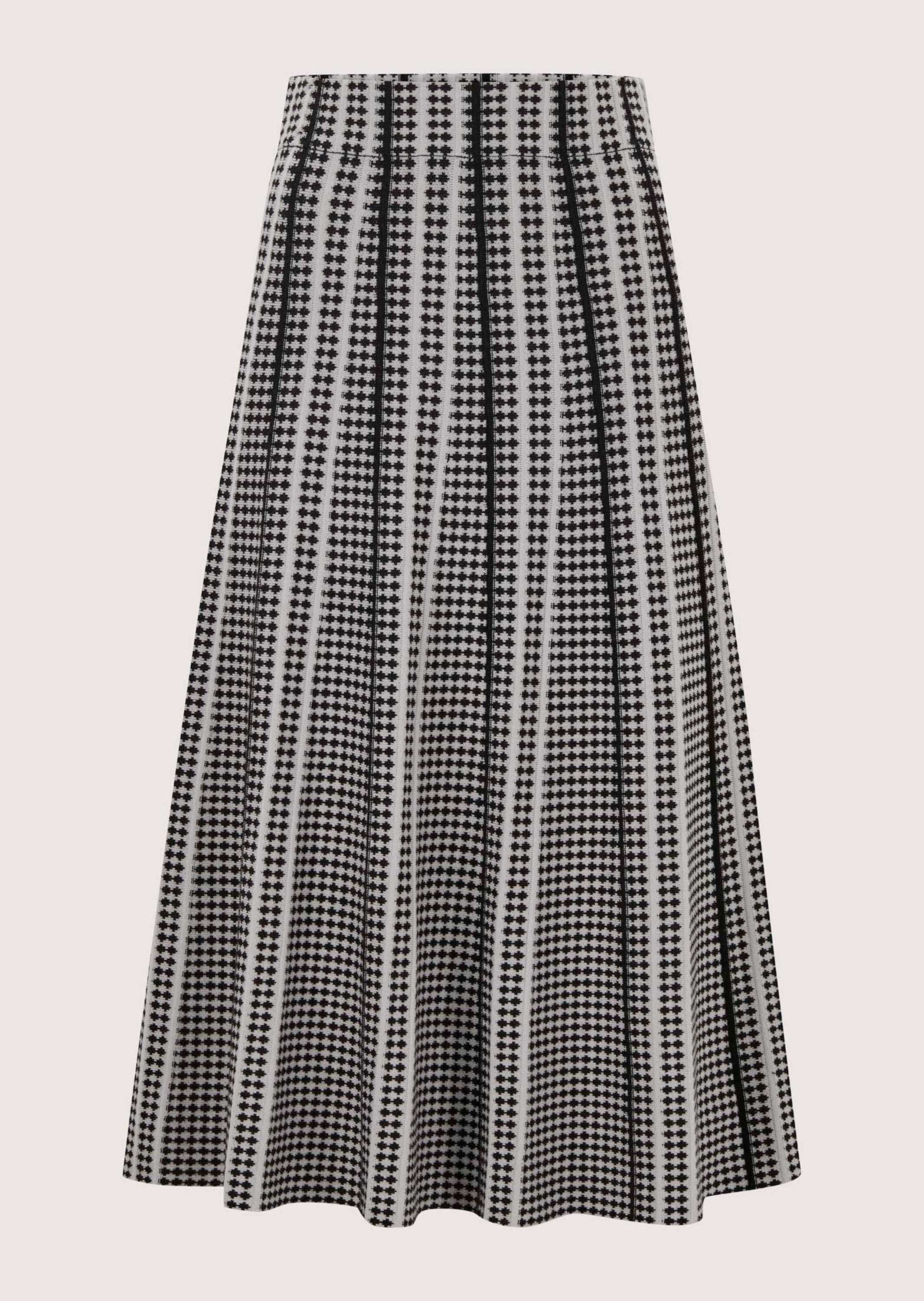 MADELEINE Midirock »Strickrock Eleganter Jacquard-Rock für kühle Tage«