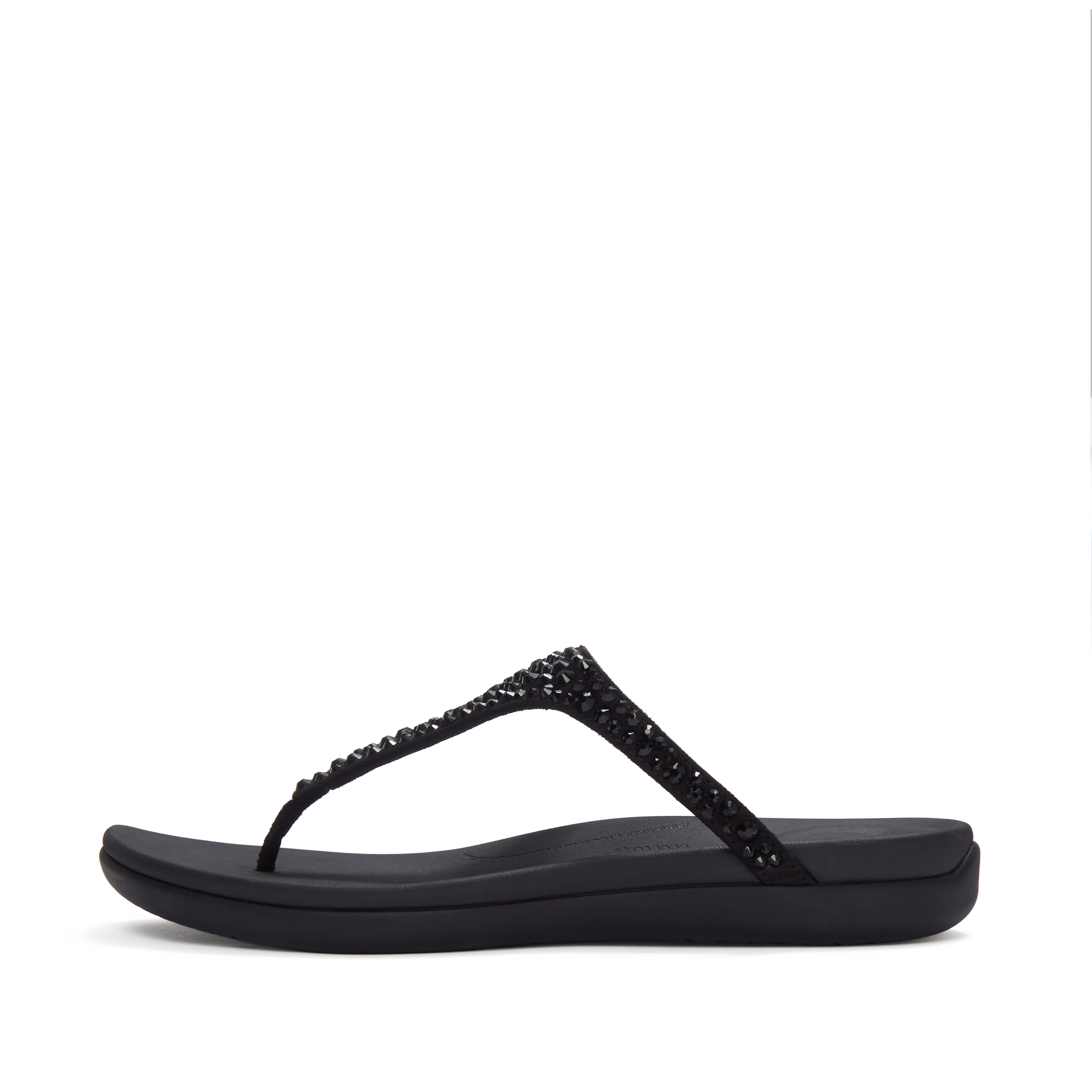 Fitflop Zehentrenner »SOLAY MIXED-CRYSTAL TOE-POST SANDALS«  Dianette, Schlupfschuh, Sommerschuh mit edlem Glitter