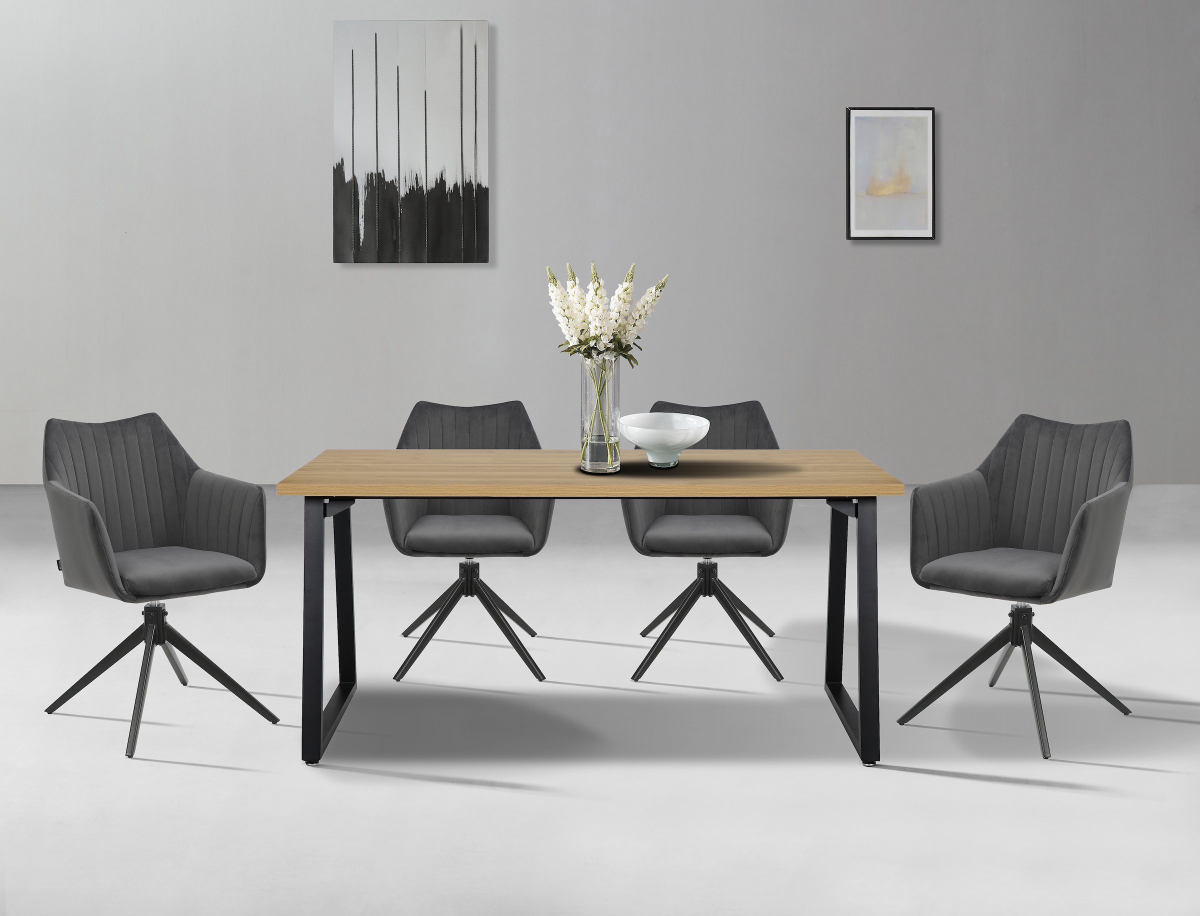 OTTO home Esszimmerstuhl "Tampa" (Set) 2 Stk.mit Drehfunktion 360 Grad