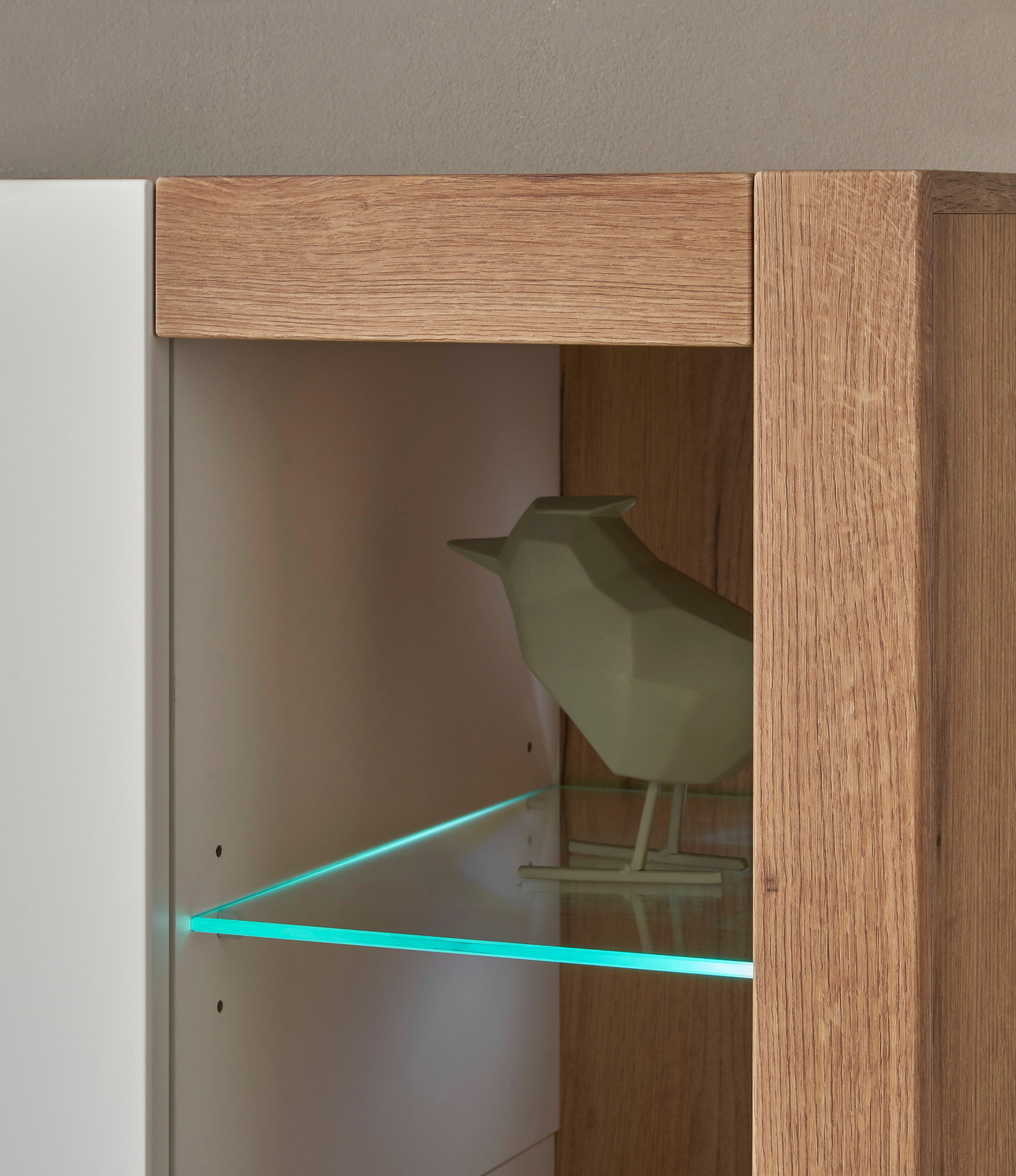 Home affaire Lowboard »Brixen, moderner TV-Schrank, Kommode in Eiche Evoke Dekor mit Weiß« Metallgriffe, ausreichend Stauraum, vielseitig einsetzbar