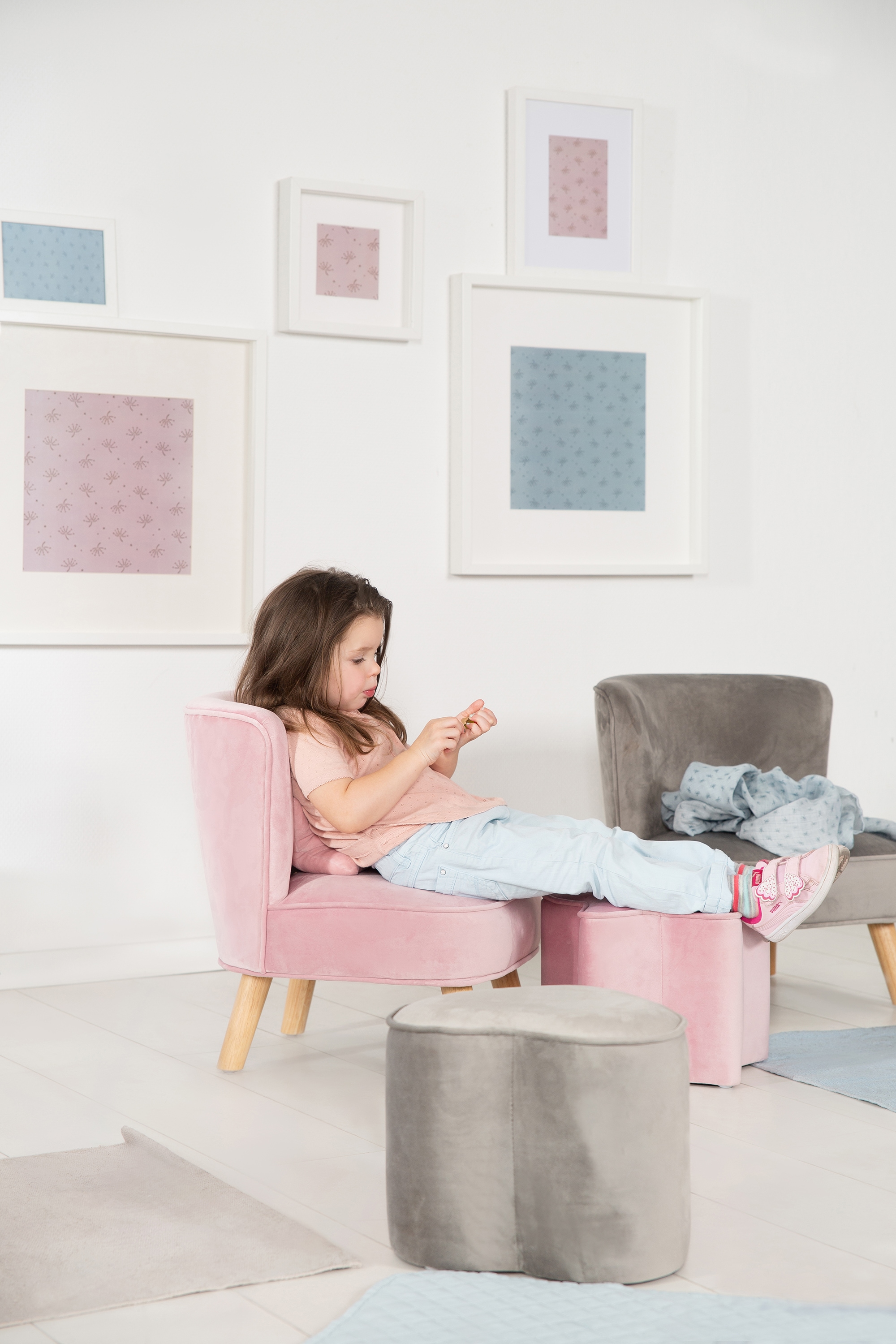 roba® Kindersofa »Lil Sofa«, mit Holzfüßen