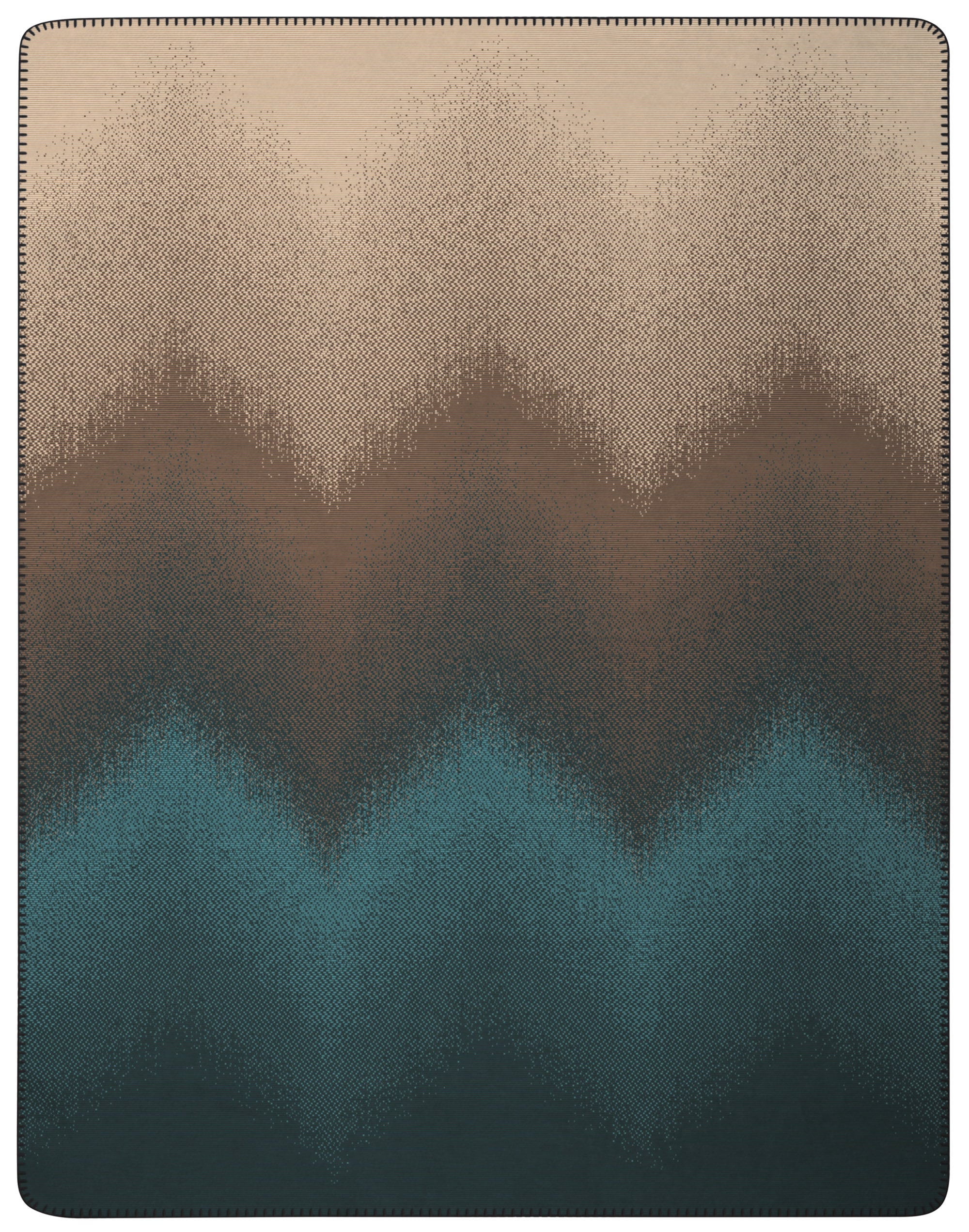 Biederlack Wohndecke »Blue Fade« trendige Farben mit fließendem Übergang