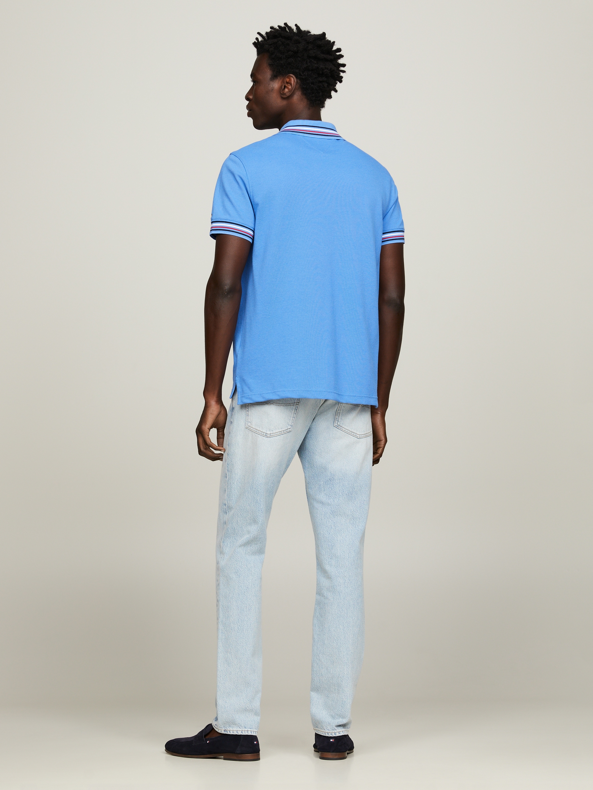 Tommy Hilfiger Poloshirt »CONTRAST GLOBAL STRIPE REG POLO«, mit kontrastfarbenen Details