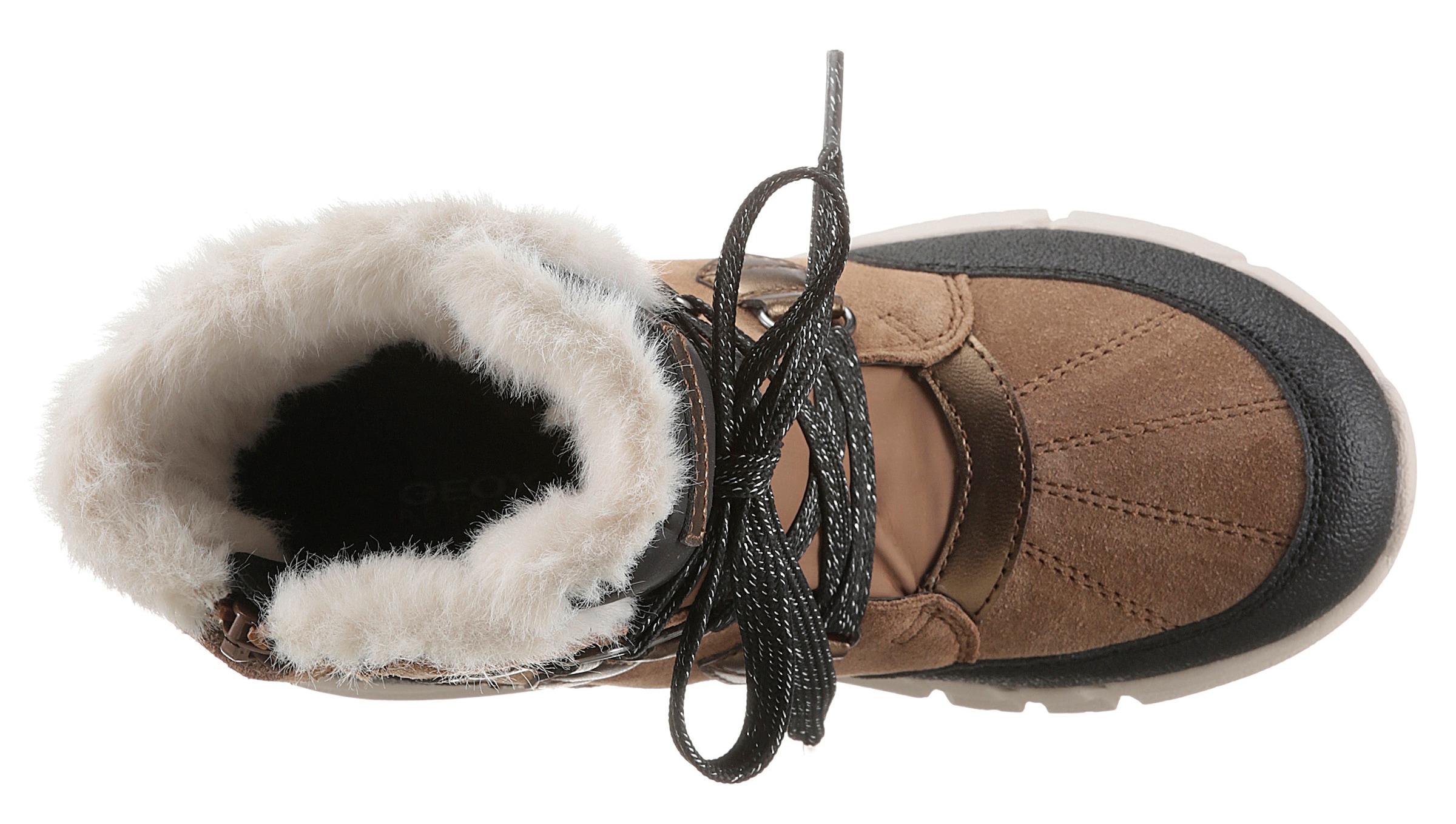 Geox Winterboots »J Flexpyper Girl«, mit Schnürung und Reißverschluss