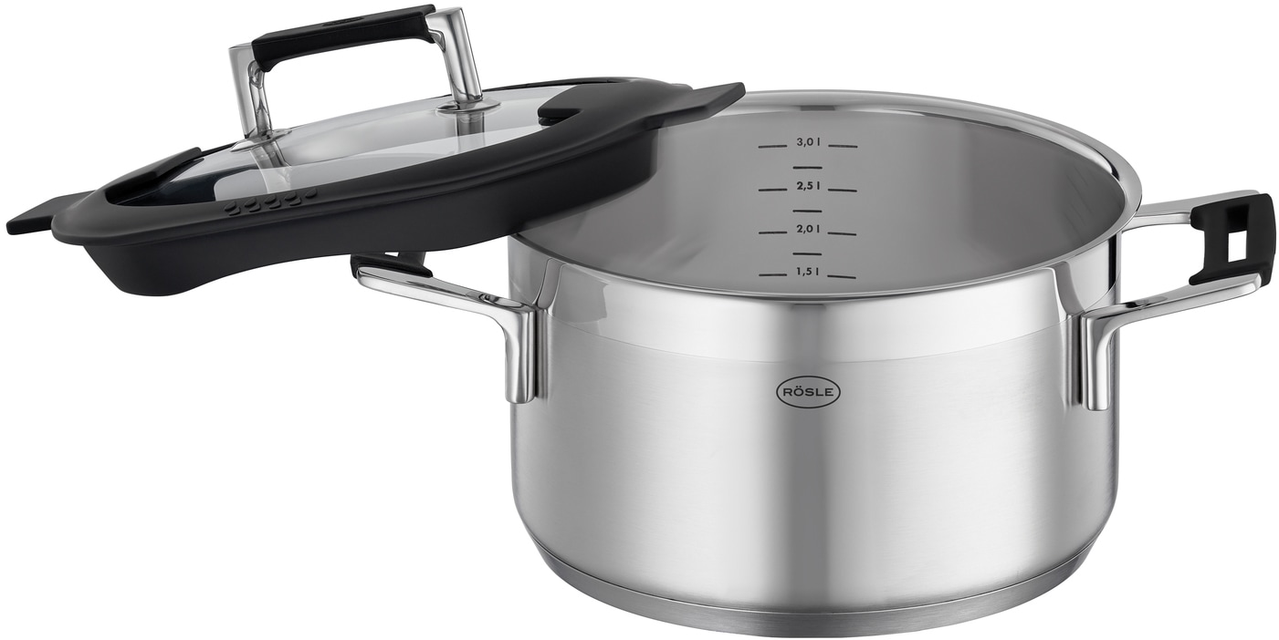 RÖSLE Kochtopf »SILENCE PRO« Edelstahl 18/10