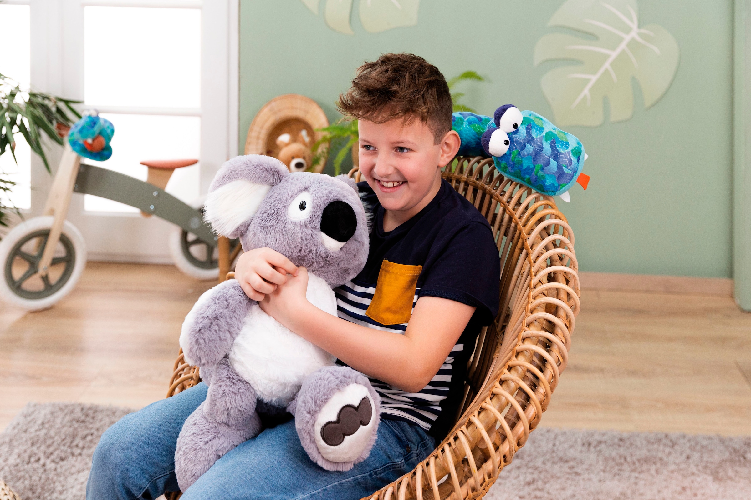 Nici Kuscheltier »Wild Friends GREEN, Koala Barry 50cm schlenkernd«