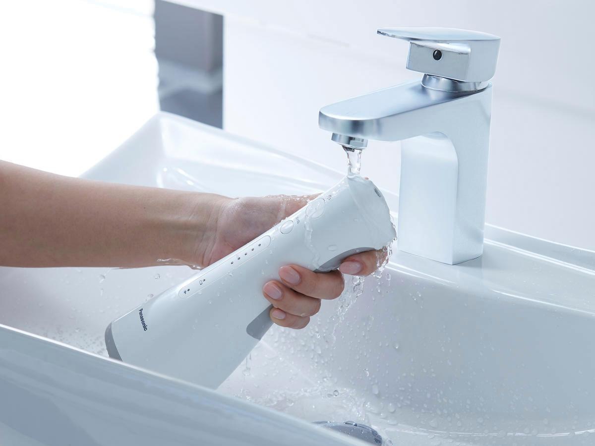 Panasonic Munddusche »EW1511«, 2 St. Aufsätze, kabellos, Ultrasonic Technologie, 5-Stufen