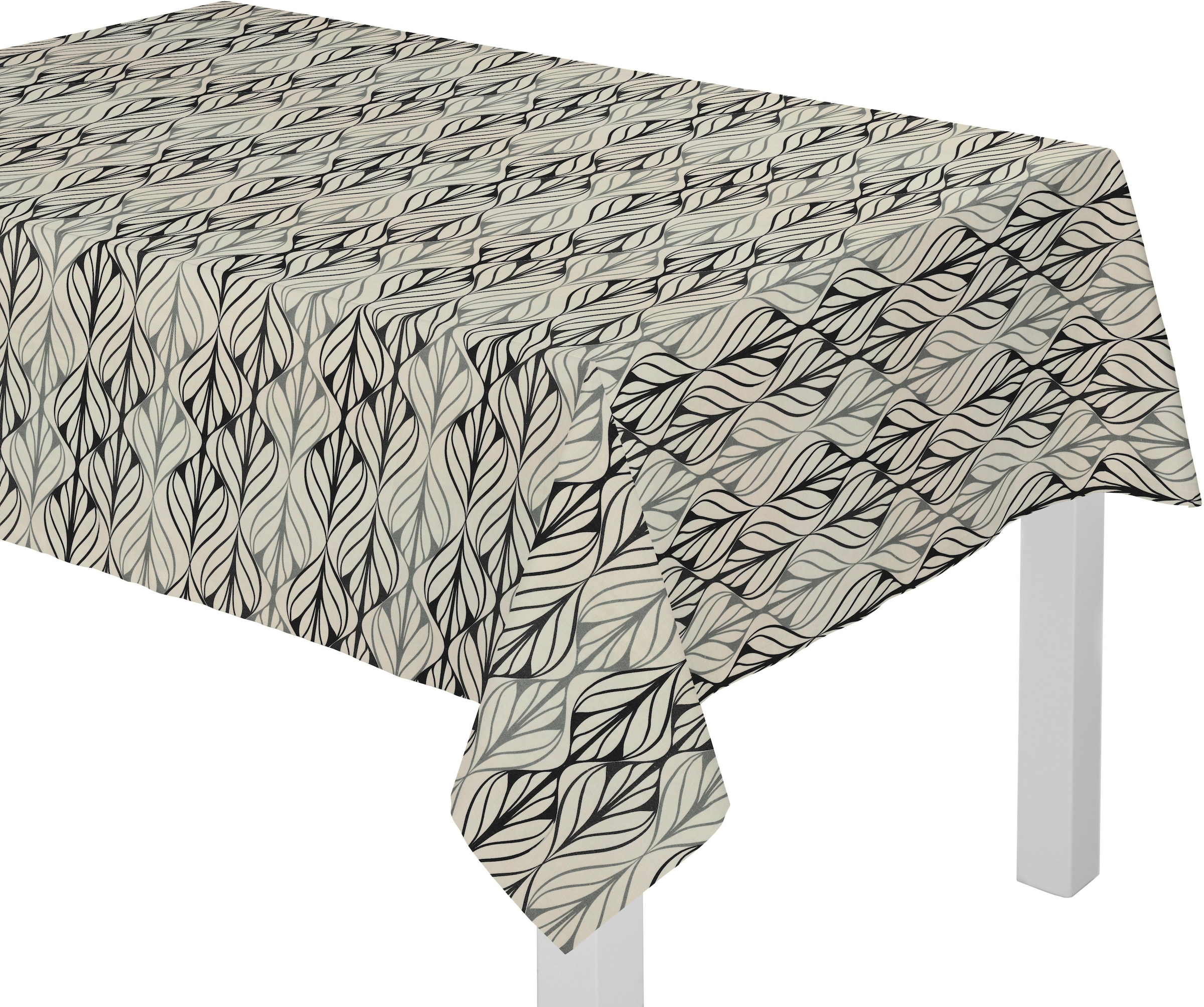 Adam Tischdecke "Wave" aus Leinen und Bio-Baumwolle