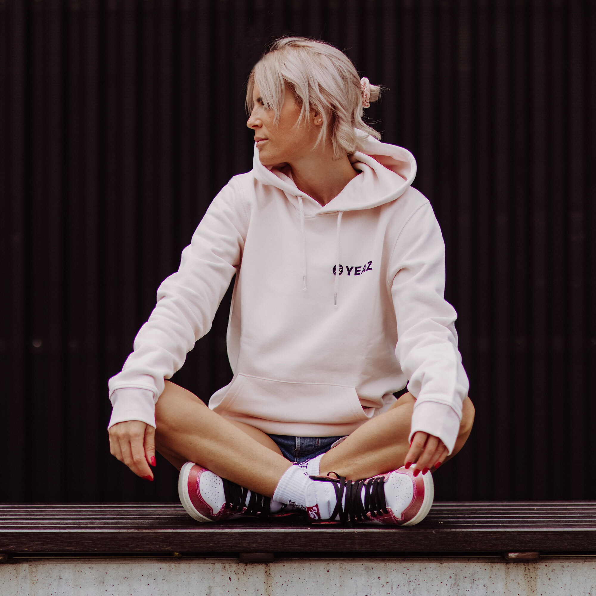 YEAZ Kapuzenpullover »Hoodie Blush Pink (unisex) CUSHY«