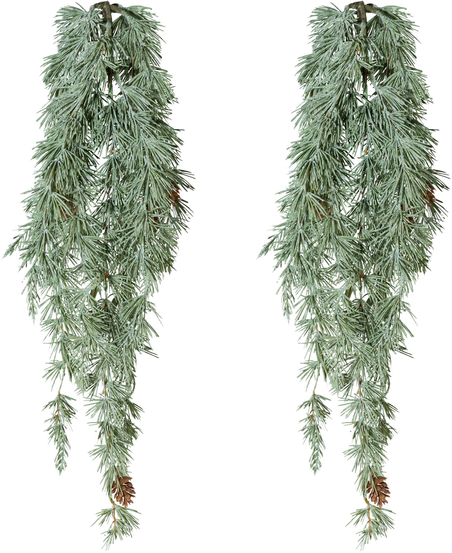 Creativ deco Winterliche Kunstpflanze »Weihnachtsdeko«, Hängezweig mit  Zapfen auf Raten kaufen