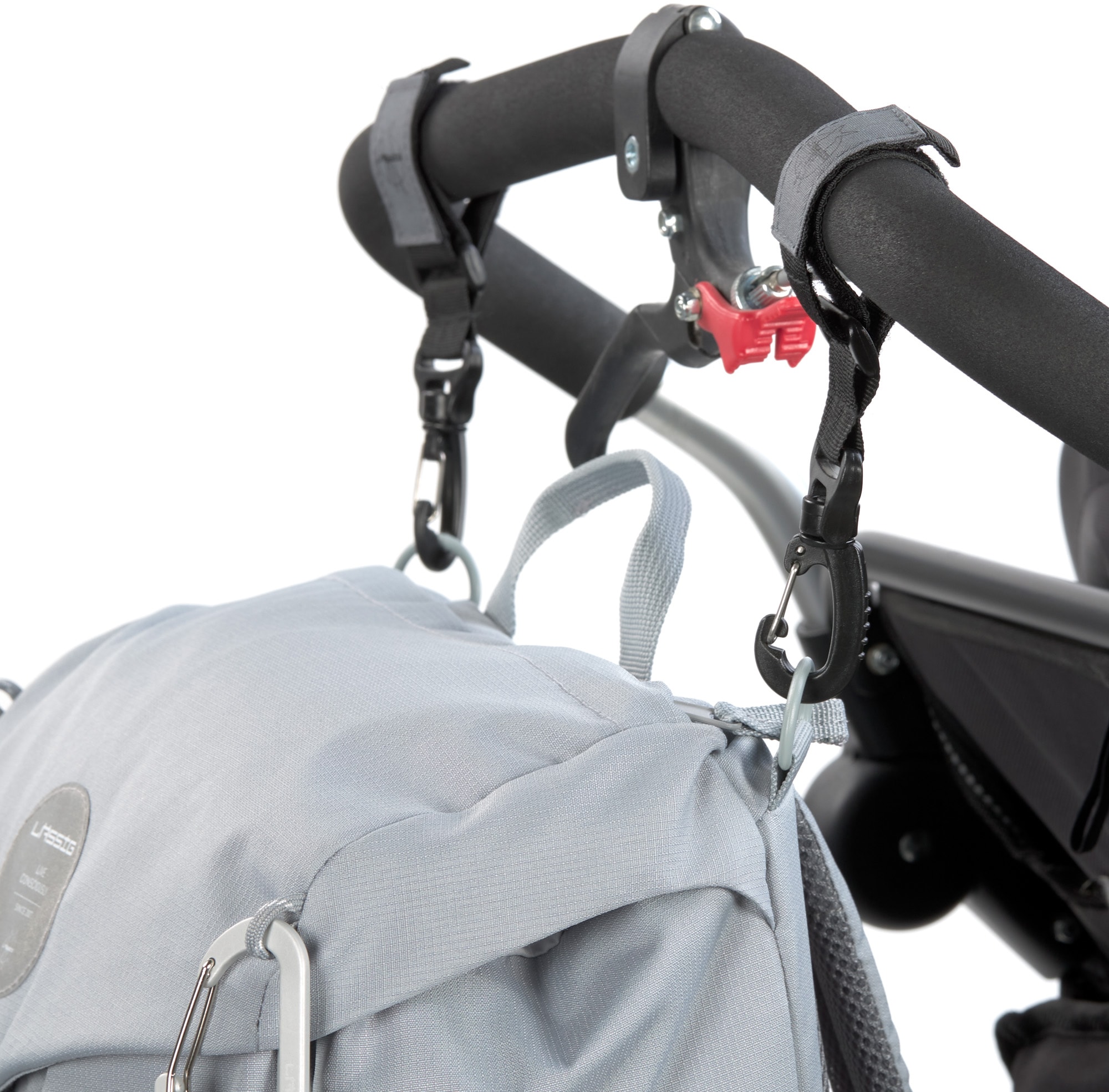 LÄSSIG Wickelrucksack »Green Label, Outdoor, Grey«, Reflektoren, PETA-approved vegan; zum Teil aus recyceltem Material