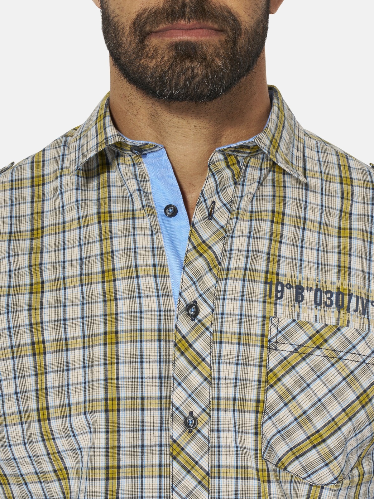 Jan Vanderstorm Kurzarmhemd »Kurzarmhemd MAINER«