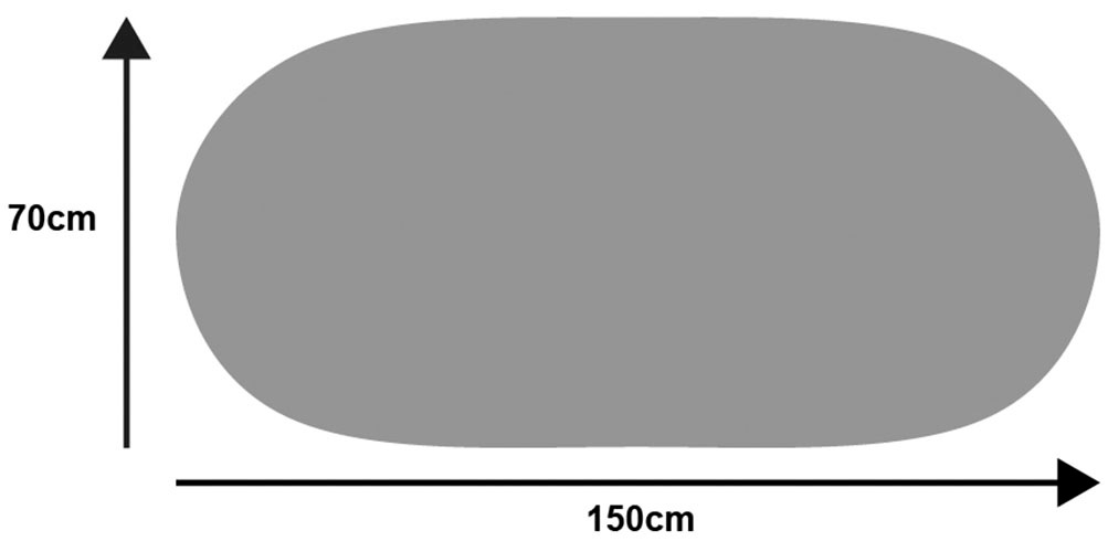 wash+dry by Kleen-Tex Fußmatte »und Läufer Paintshape« oval 9 mm Höhe