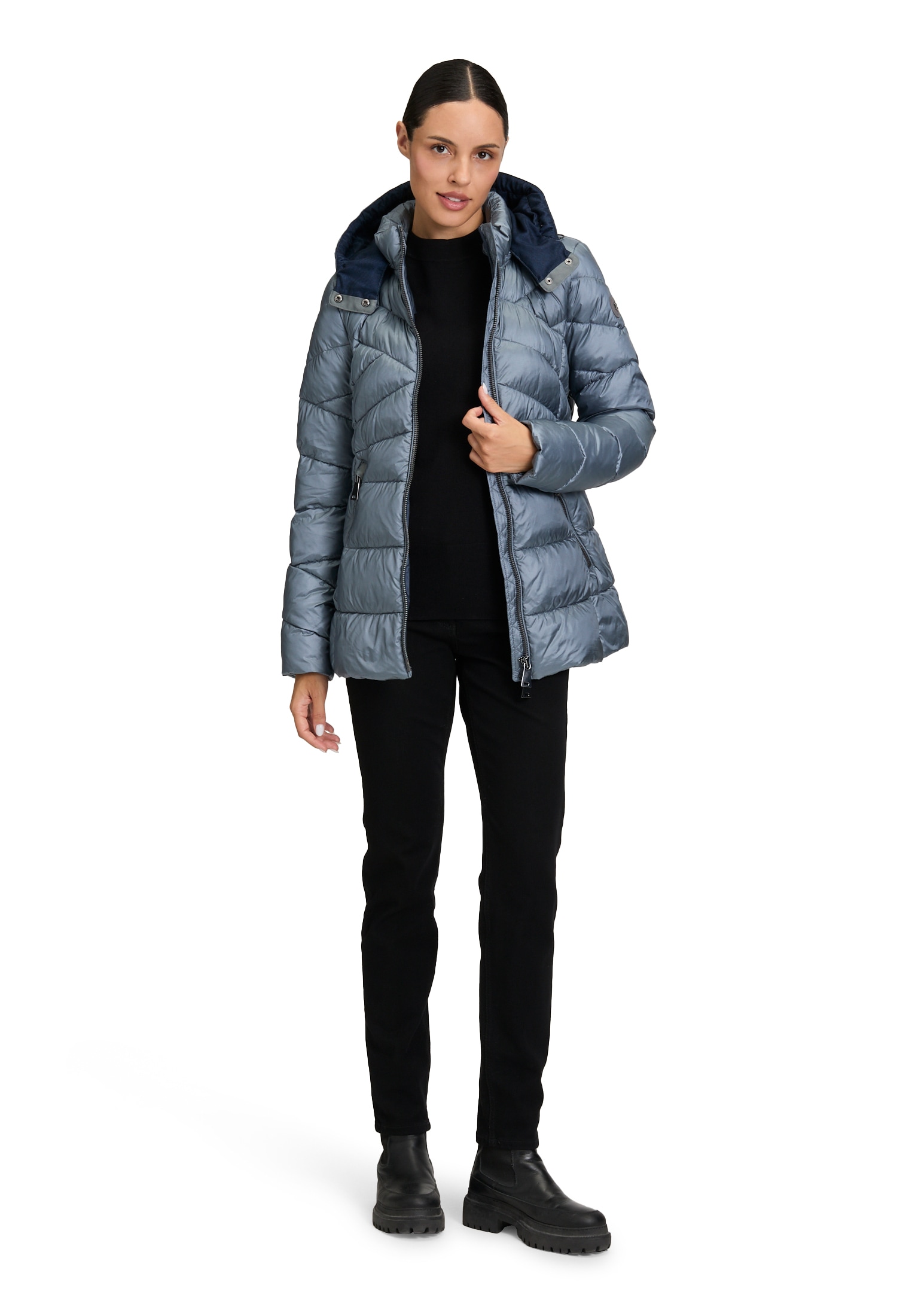 Gil Bret Steppjacke, mit Kapuze, mit Kapuze