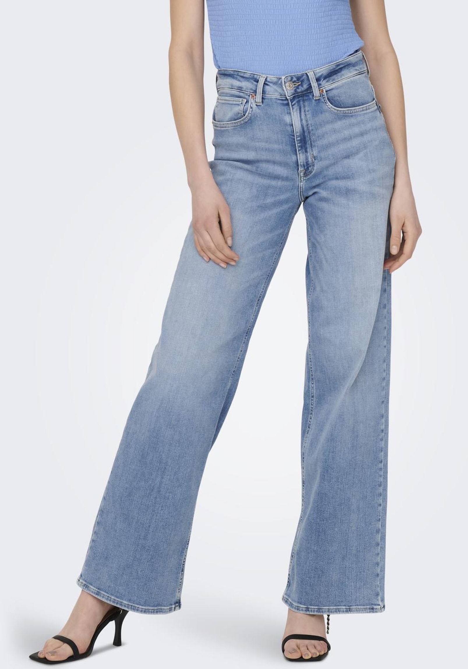 ONLY High-waist-Jeans »ONLMADISON BLUSH HW WIDE DNM CRO371 NOOS«