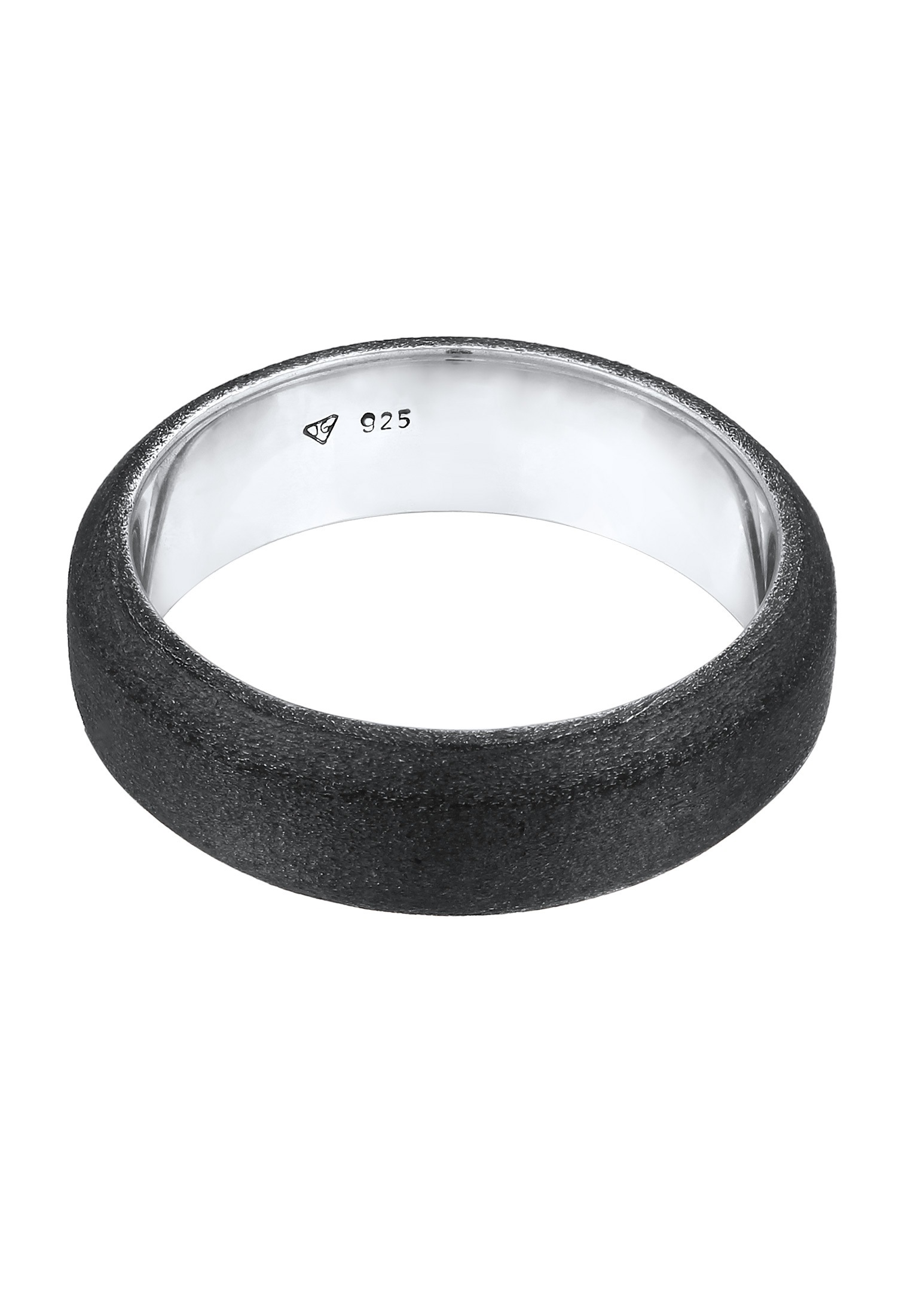 Kuzzoi Silberring »Ring Herren Bandring Basic 925 Silber«