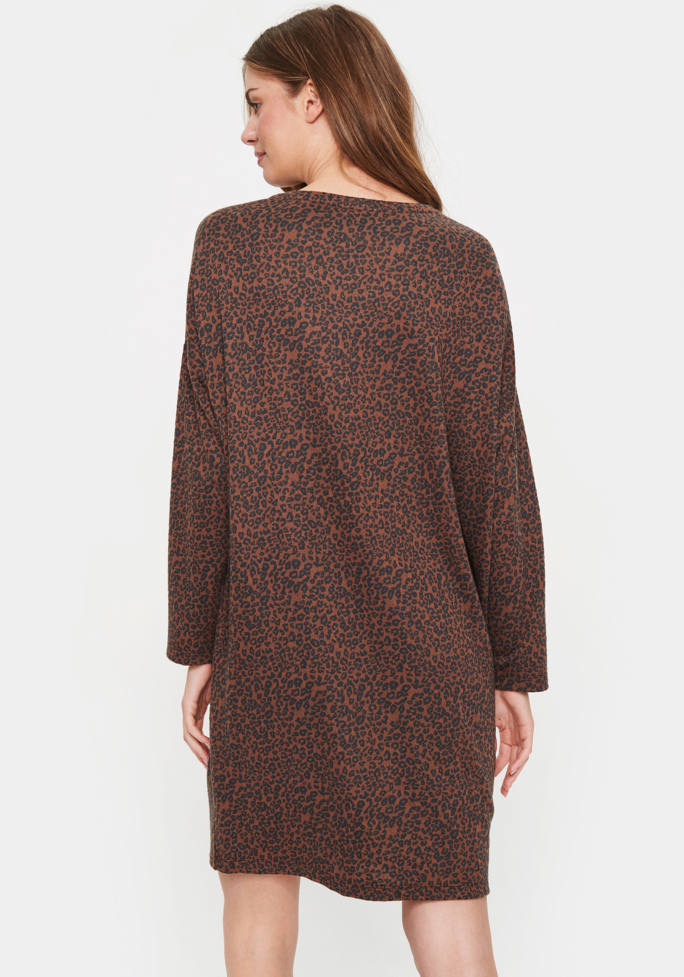Saint Tropez Midikleid »Pen Dress«, Animal Print-Design bei ♕ | Kleider