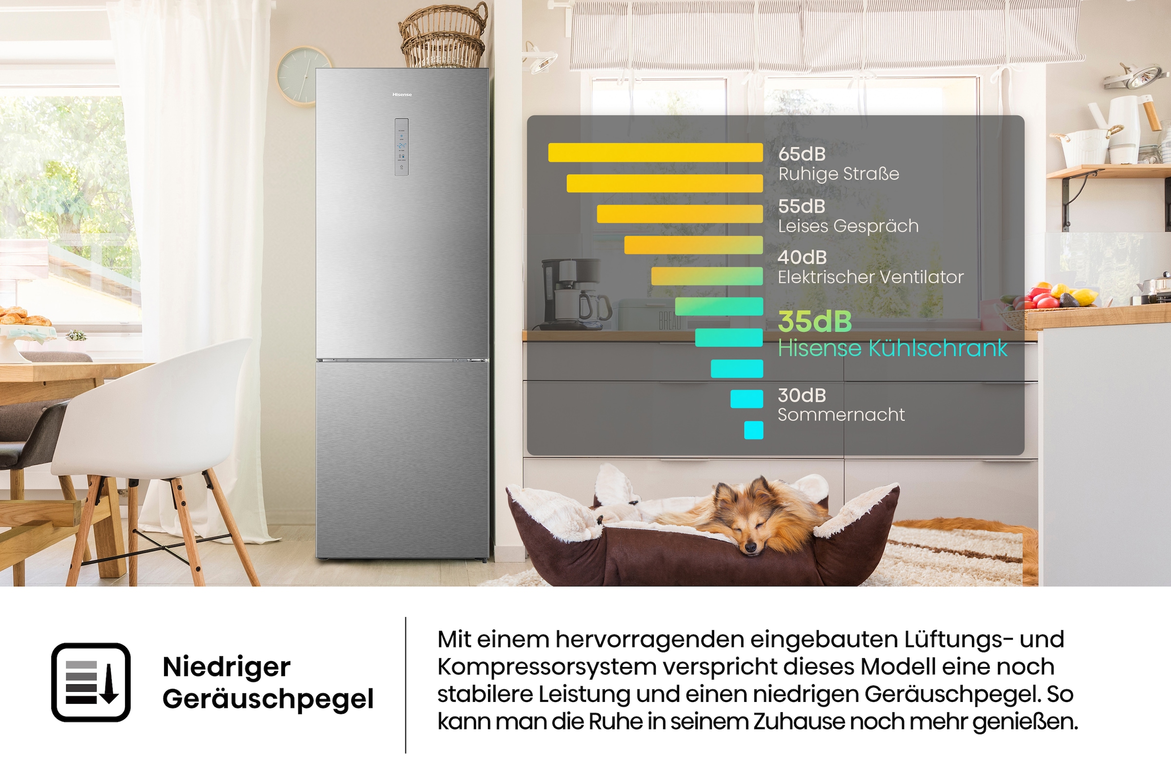 Hisense Kühl-/Gefrierkombination »RB645N4BIB« 201,3 cm hoch 70,4 cm breit 70cm breit