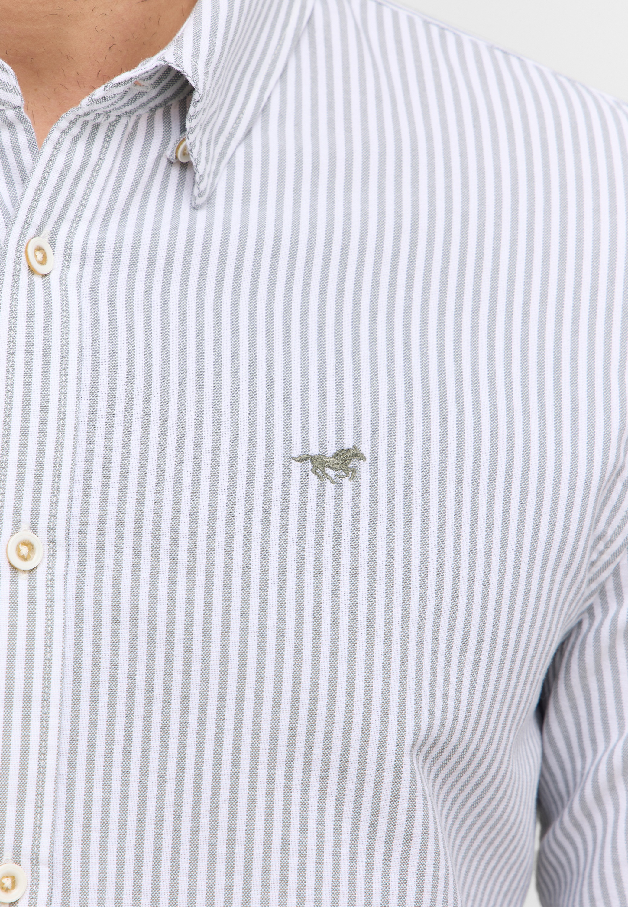 MUSTANG Langarmhemd »Herren Style Edinburg«