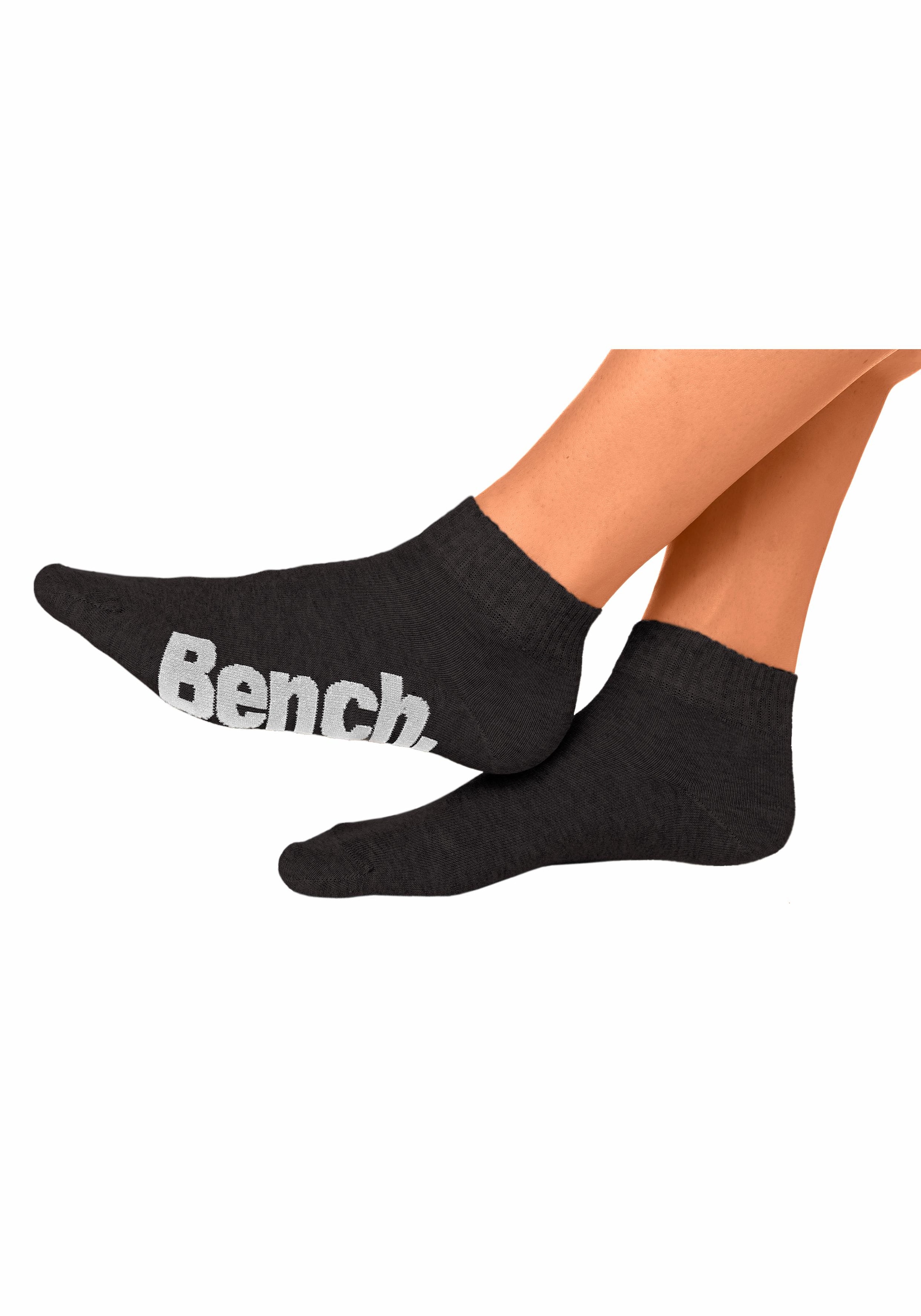 Bench. Kurzsocken, (Set, 6 Paar), mit komfortablem Rippbündchen