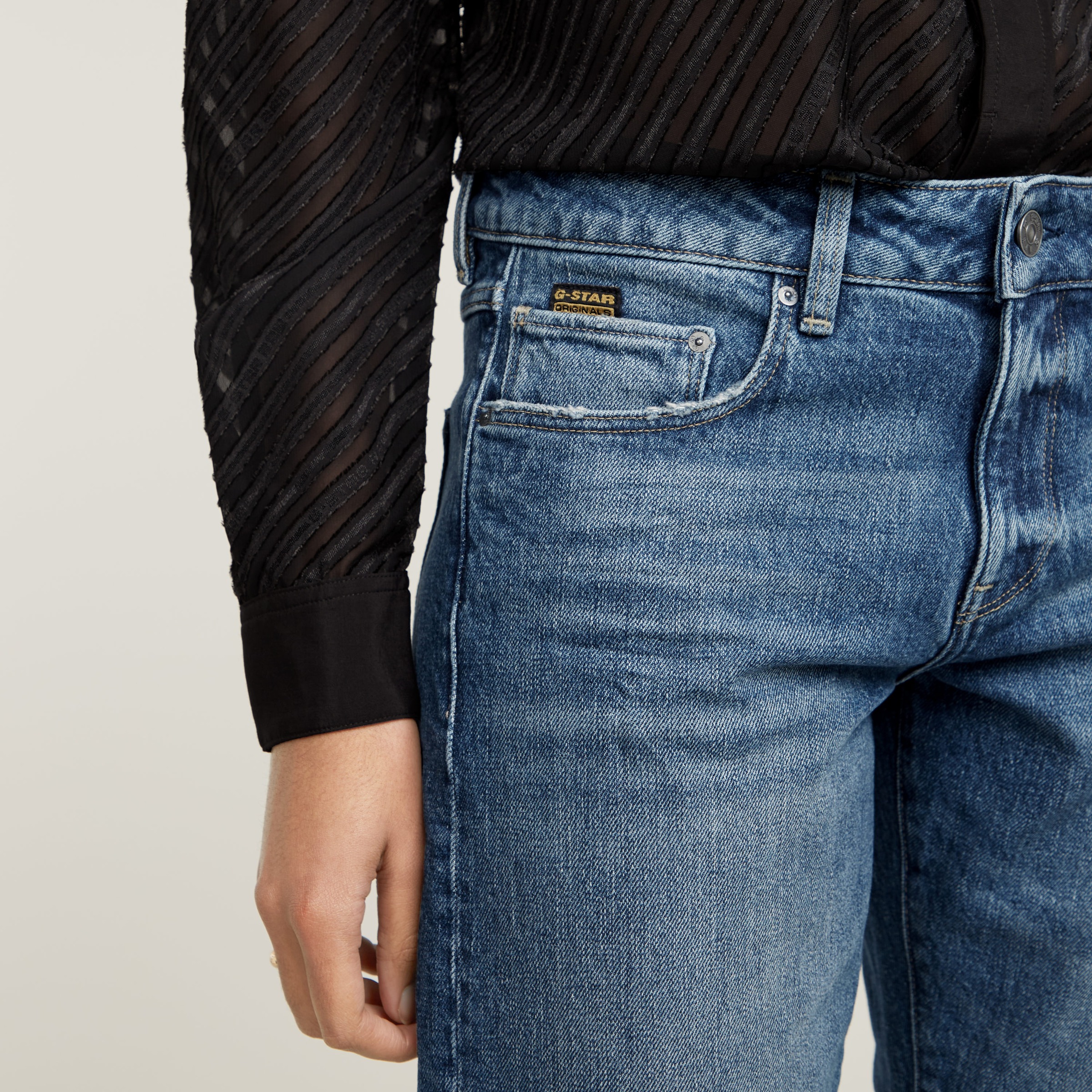 G-STAR Boyfriend-Jeans »Kate«, Baumwollstretch Denim Qualität für hohen Tragekomfort
