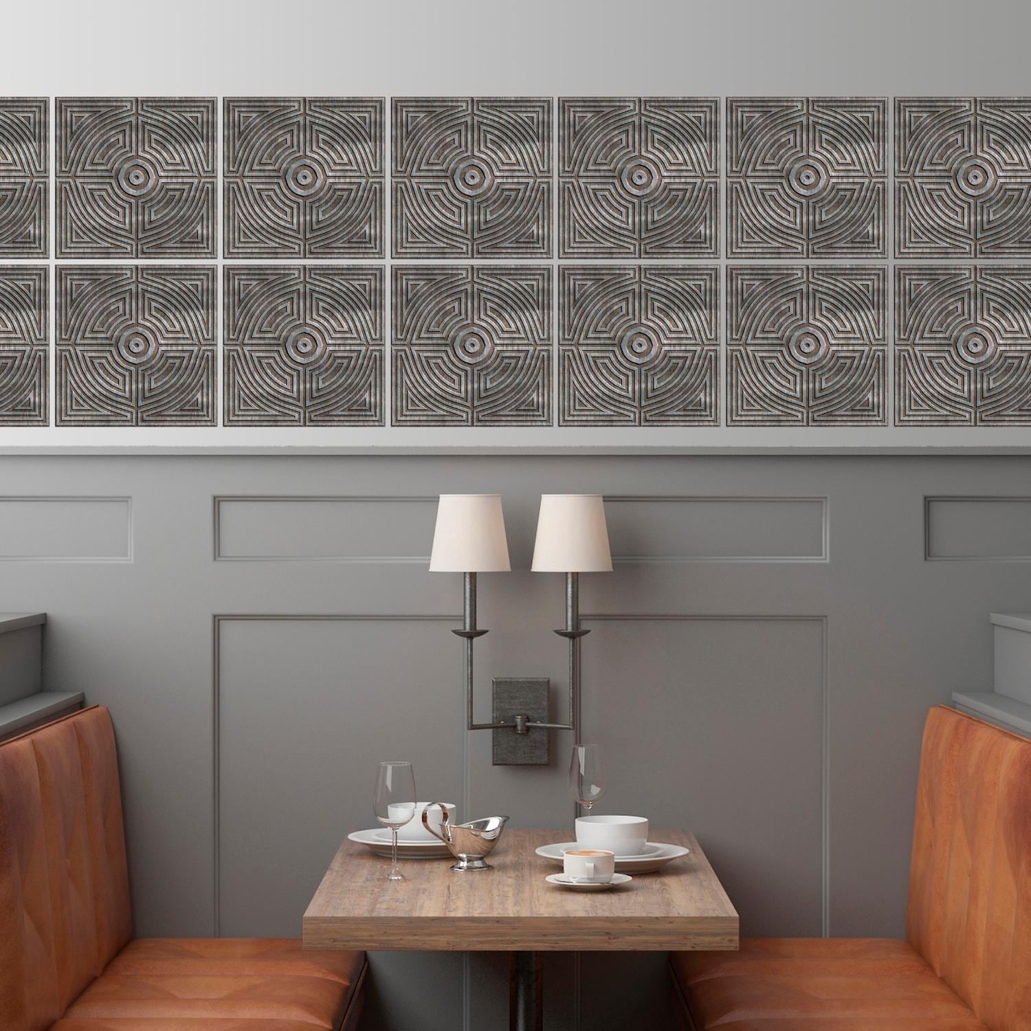 queence Fliesenaufkleber »Muster«, Stickerfliesen, selbstklebend, Sticker, 12er Set