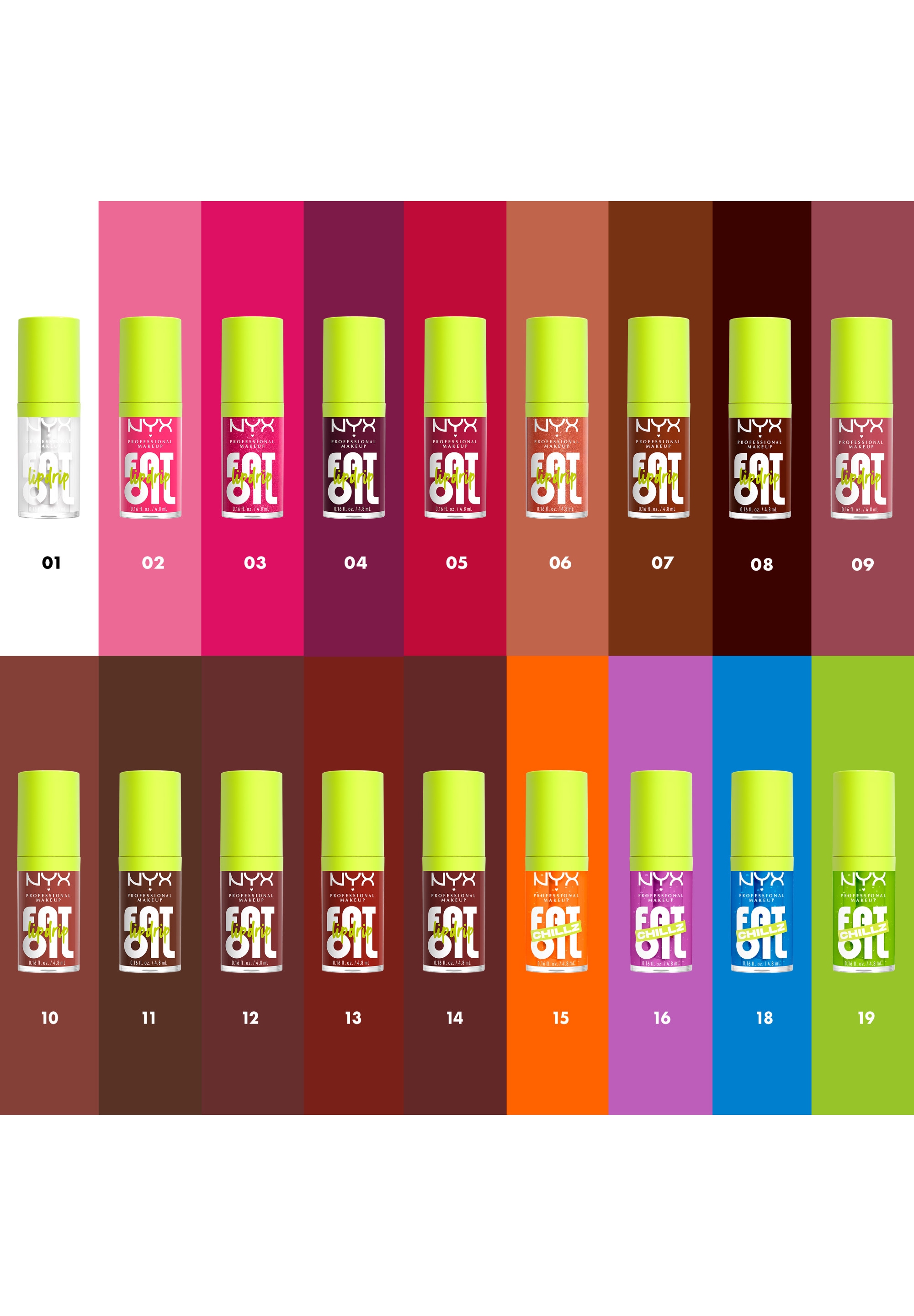 NYX Lipgloss »NYX Professional Makeup Fat Oil Lip Drip« mit intensiv-schimmerndem Finish, individuell aufbaubare Farbe