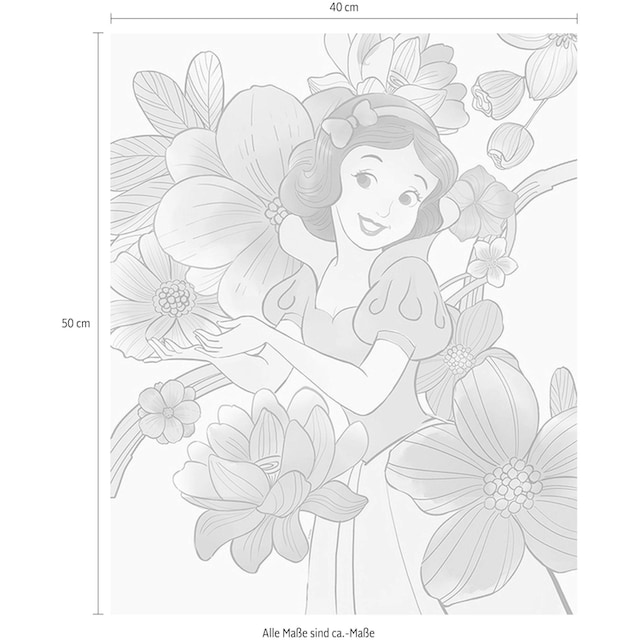 Komar Poster »Snow White Flowers«, Disney, Kinderzimmer, Schlafzimmer,  Wohnzimmer online kaufen | mit 3 Jahren XXL Garantie