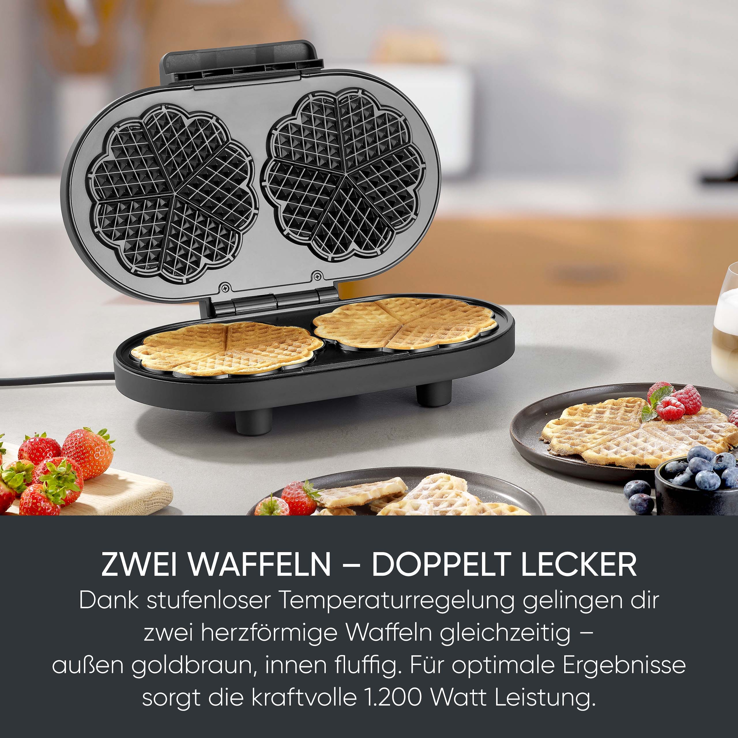 Severin Waffeleisen »WA 2118« 1200 W