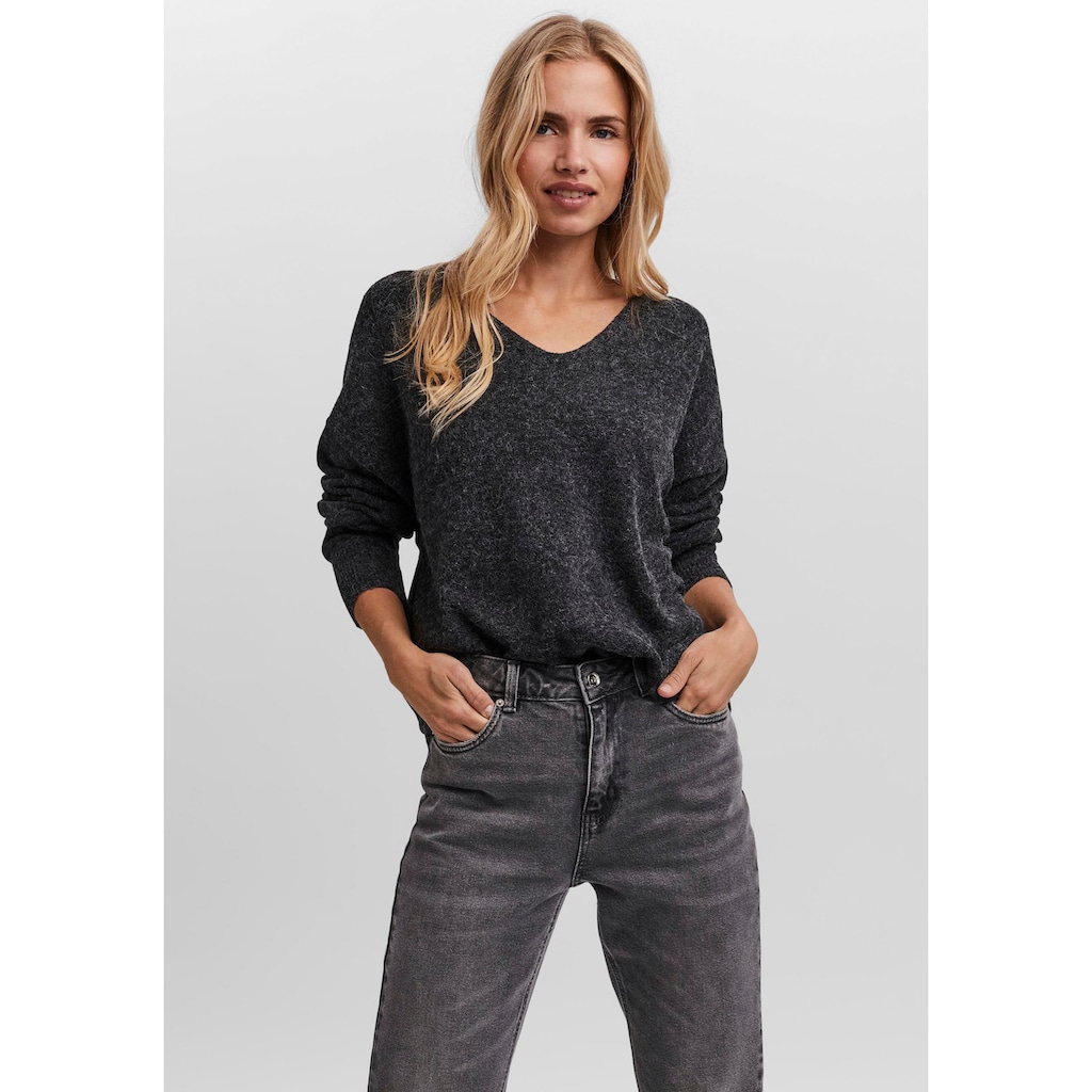 Vero Moda V-Ausschnitt-Pullover »VMDOFFY LS V-NECK BLOUSE GA NOOS« Vero Moda V-Ausschnitt-Pullover »VMDOFFY LS V-NECK BLOUSE GA NOOS«