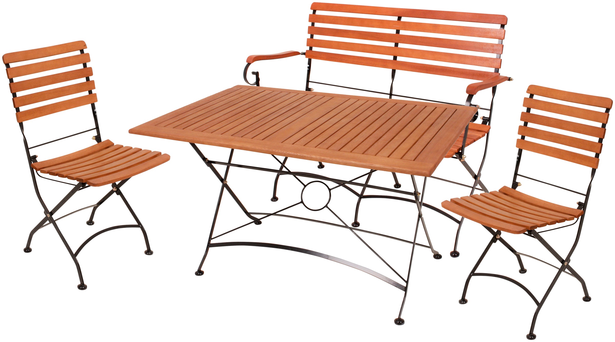 Garden Pleasure Garten-Essgruppe »WIEN« 4 Stk. tlg. mit praktischer Klappfunktion