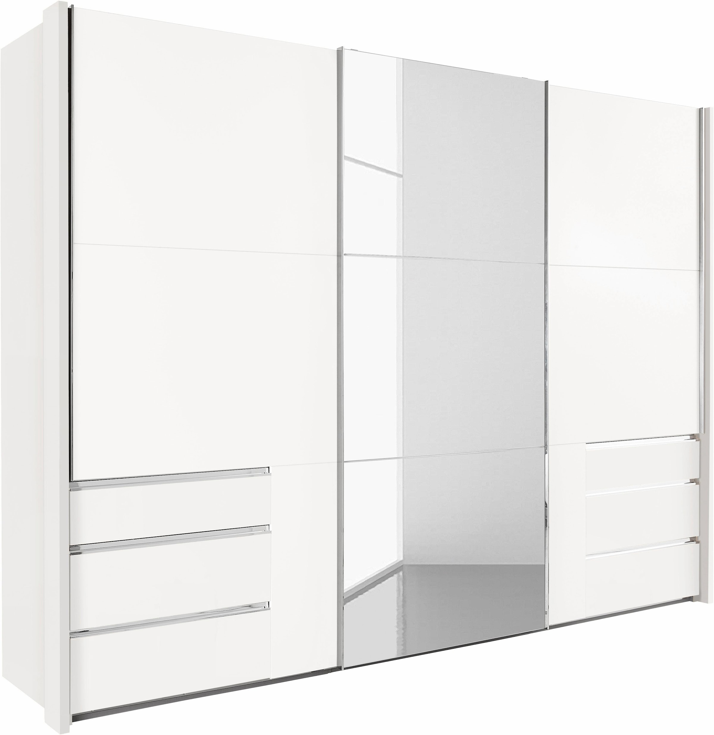 Wimex Schwebetürenschrank »Level by fresh to go«, jeweils mit einer Spiegeltür