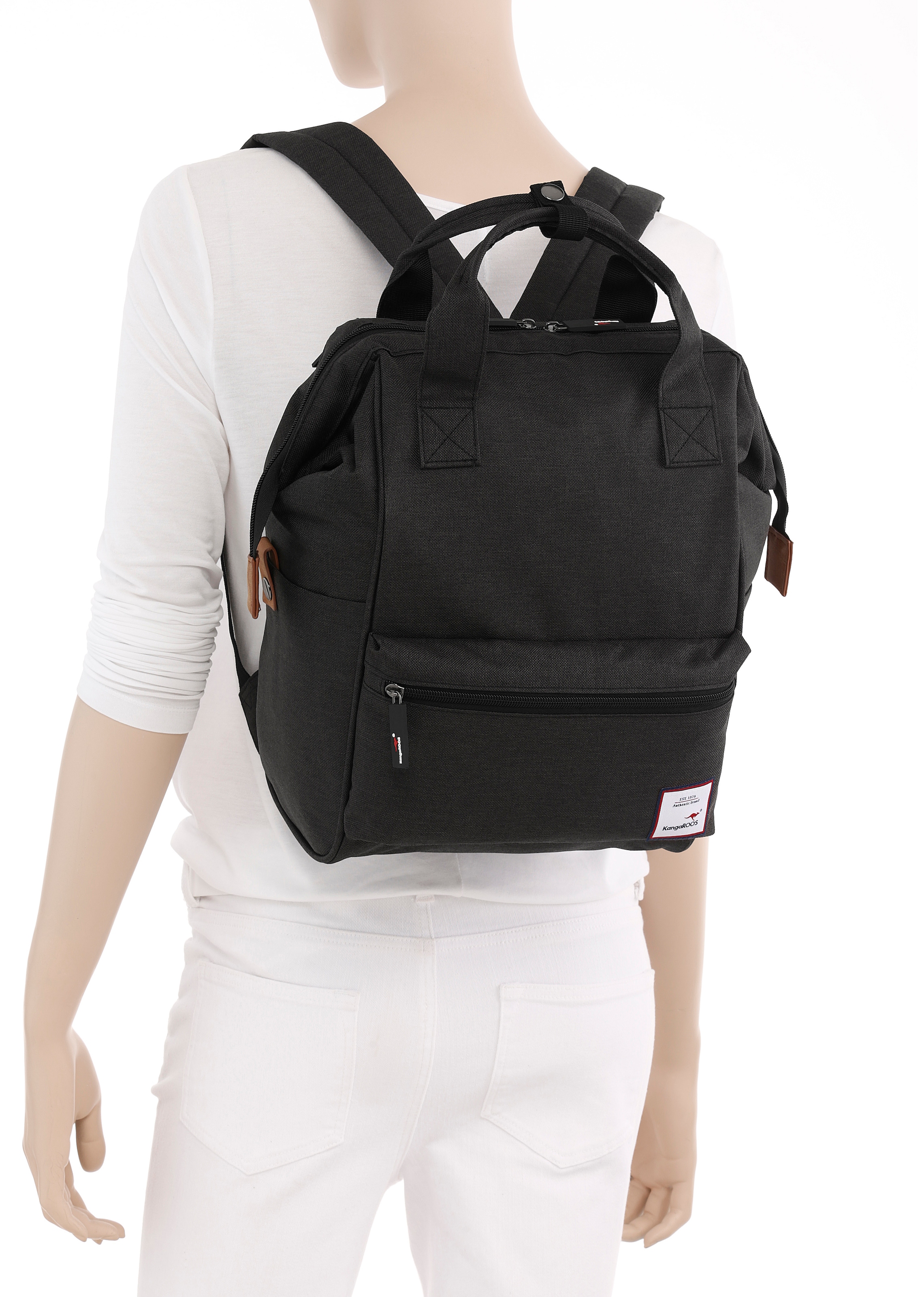 KangaROOS Cityrucksack, Freizeitrucksack Arbeitsrucksack Schulrucksack