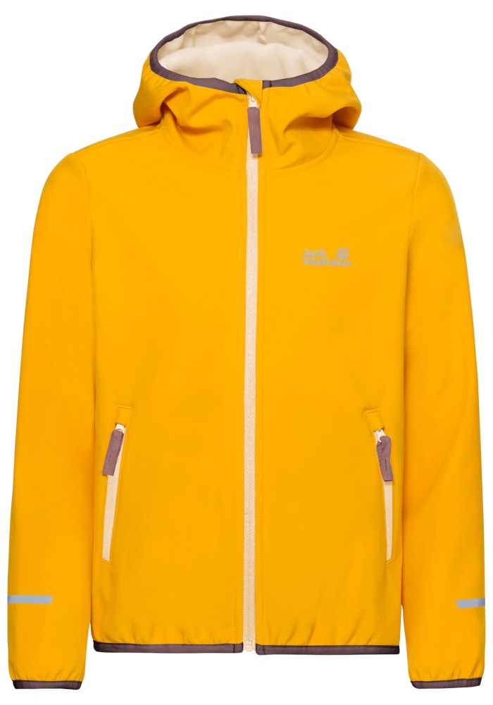 Jack Wolfskin Softshelljacke »FOURWINDS JKT K« wasserabweisend, windabweisend, mit reflektierenden Details